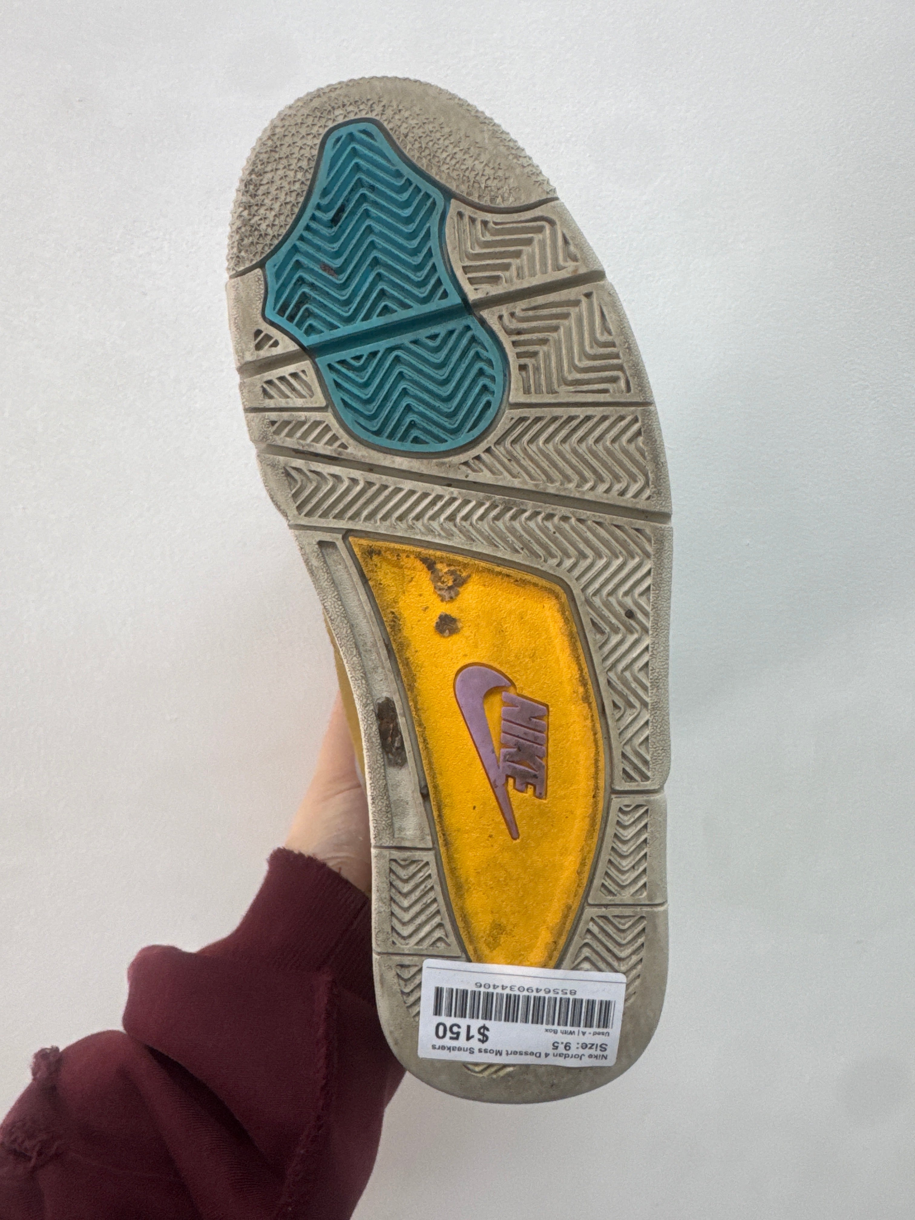 Nike Jordan 4 Dessert Moss Sneakers