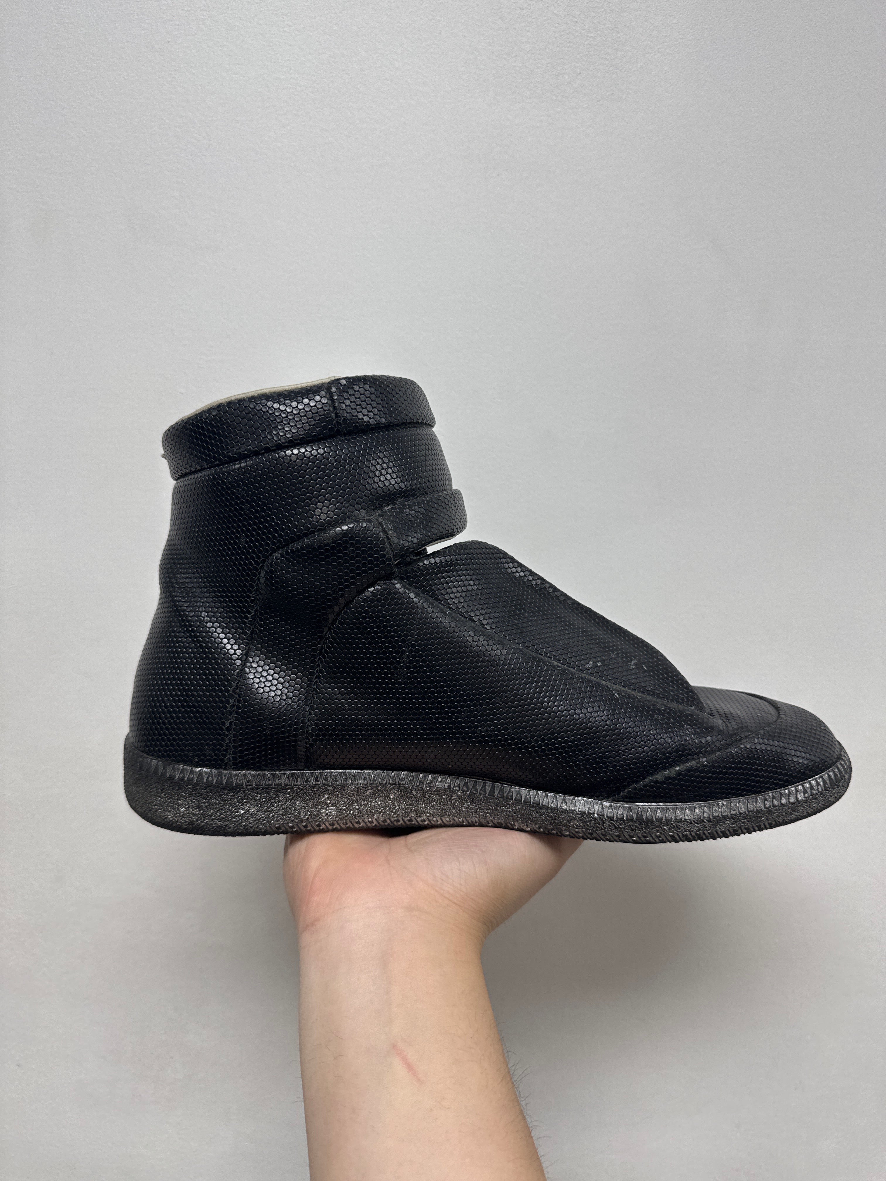 Maison Margiela Black Silver Future High Sneakers