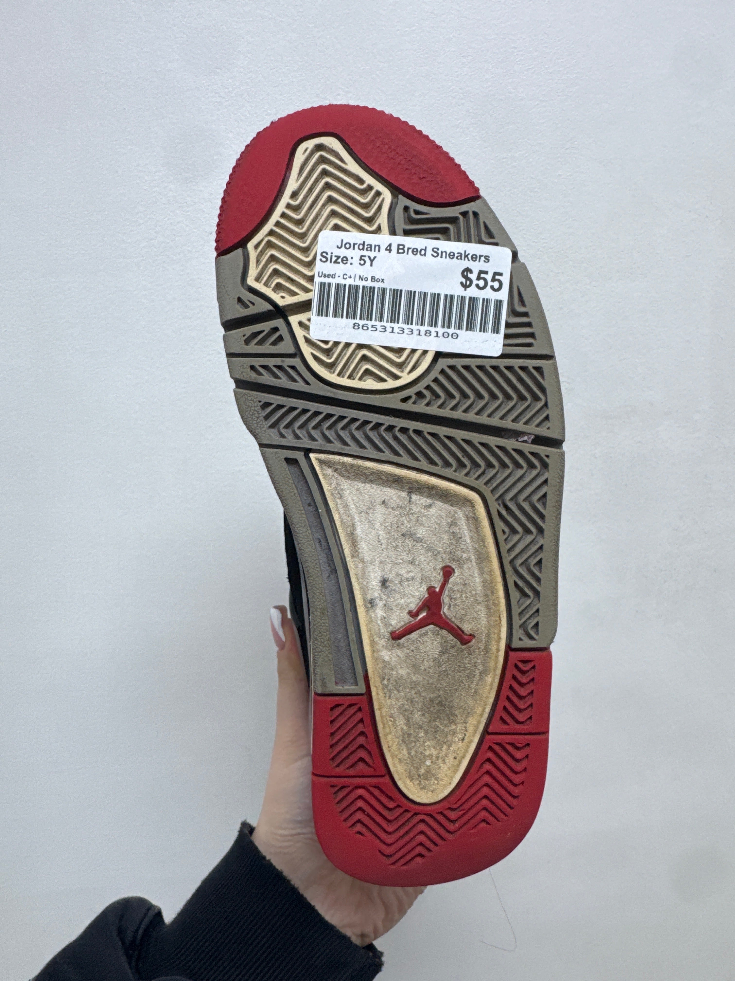 Jordan 4 Bred Sneakers