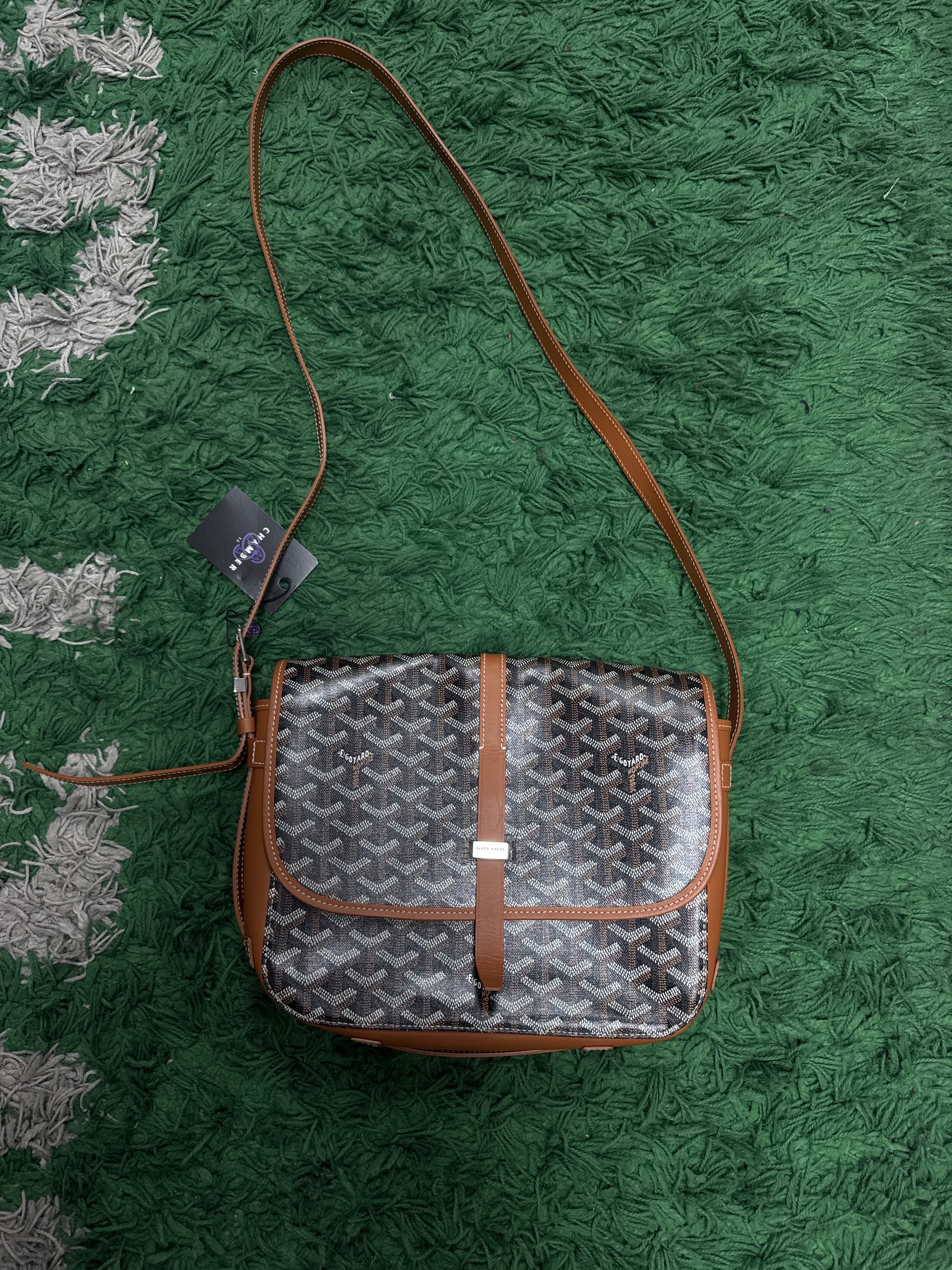Goyard Brown Belvedere Bag