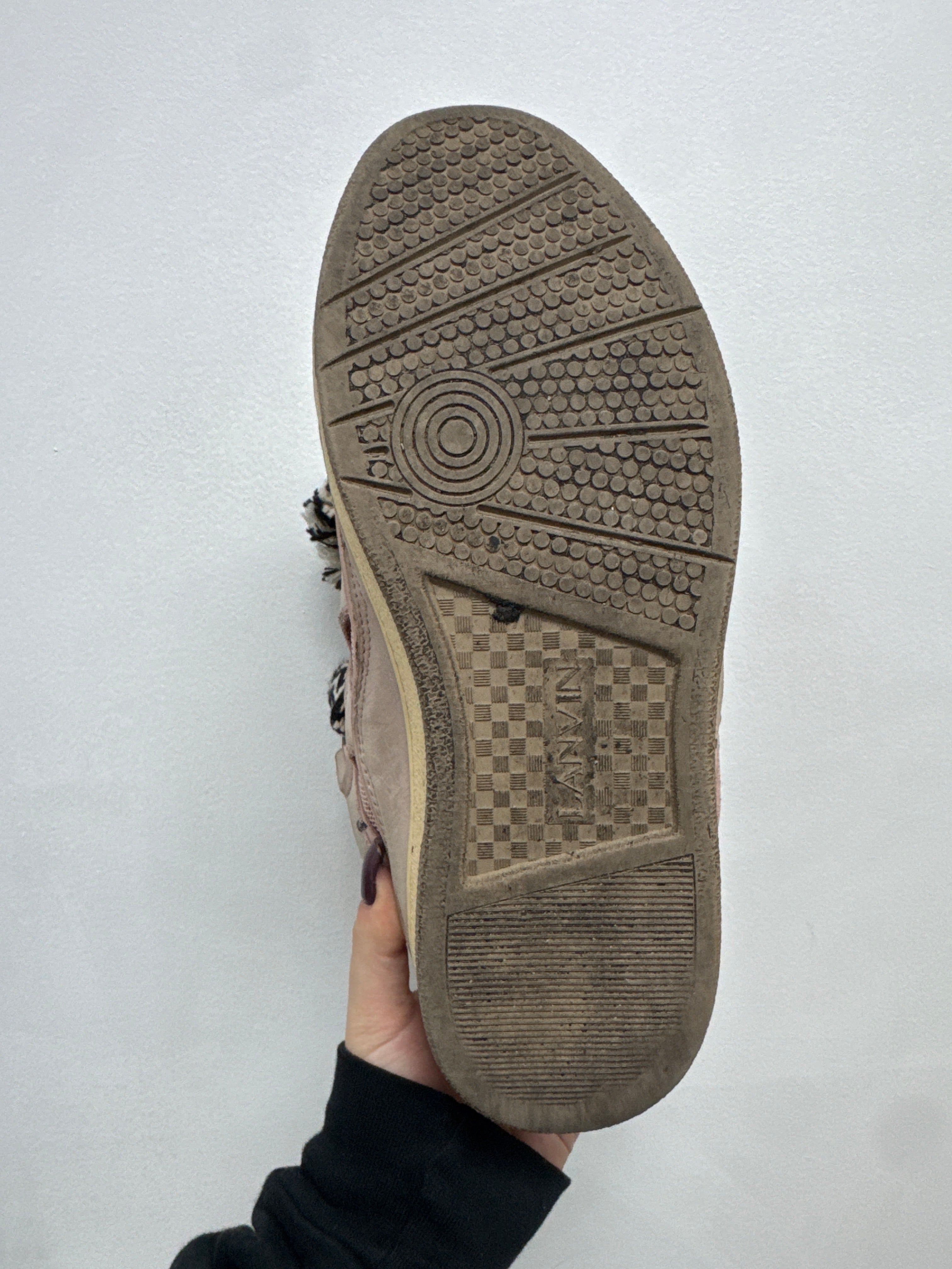 Lanvin Gallery Dept Splatter Curb Sneakers