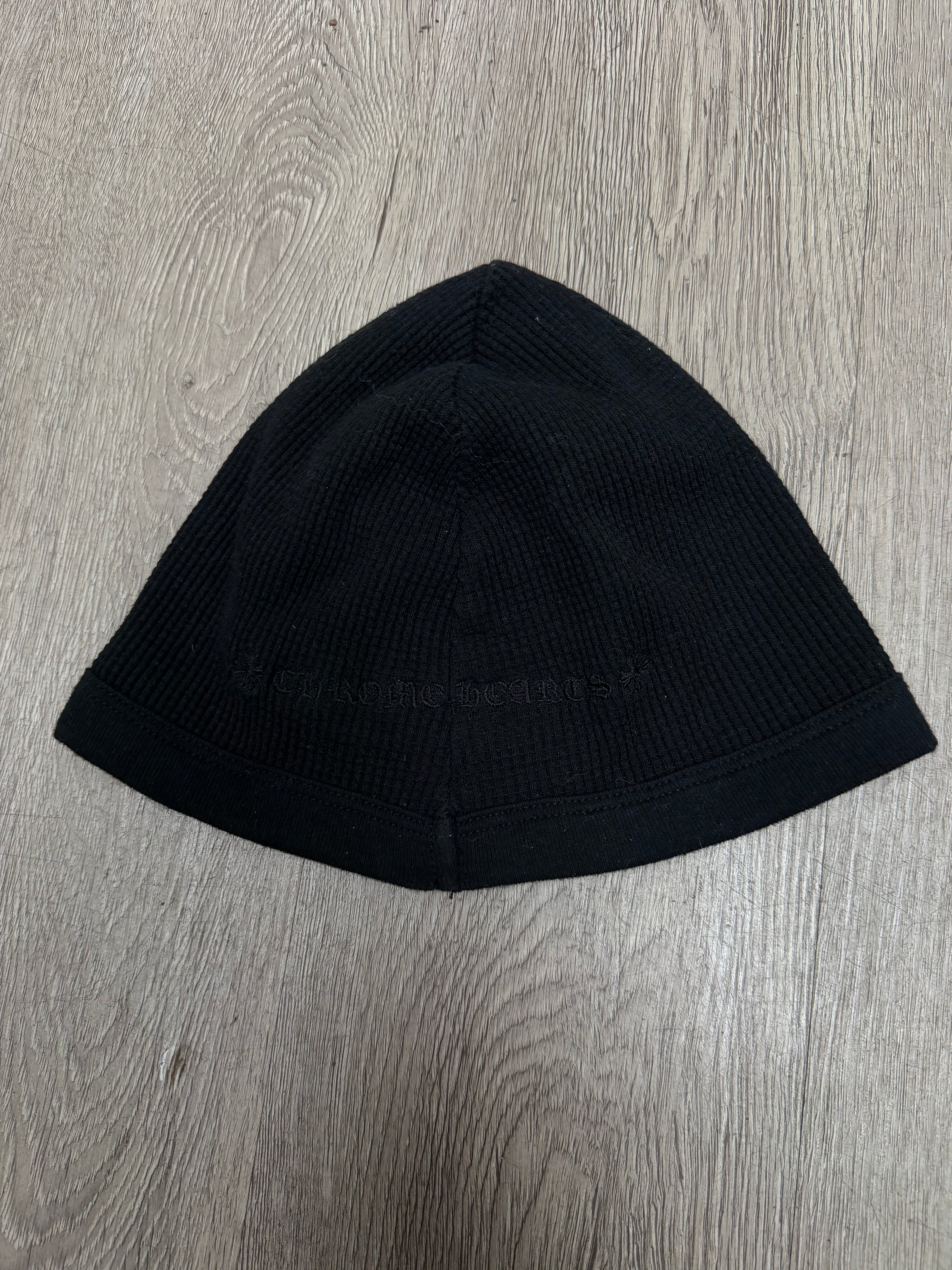 Chrome Hearts Black Tonal Skull Cap Beanie