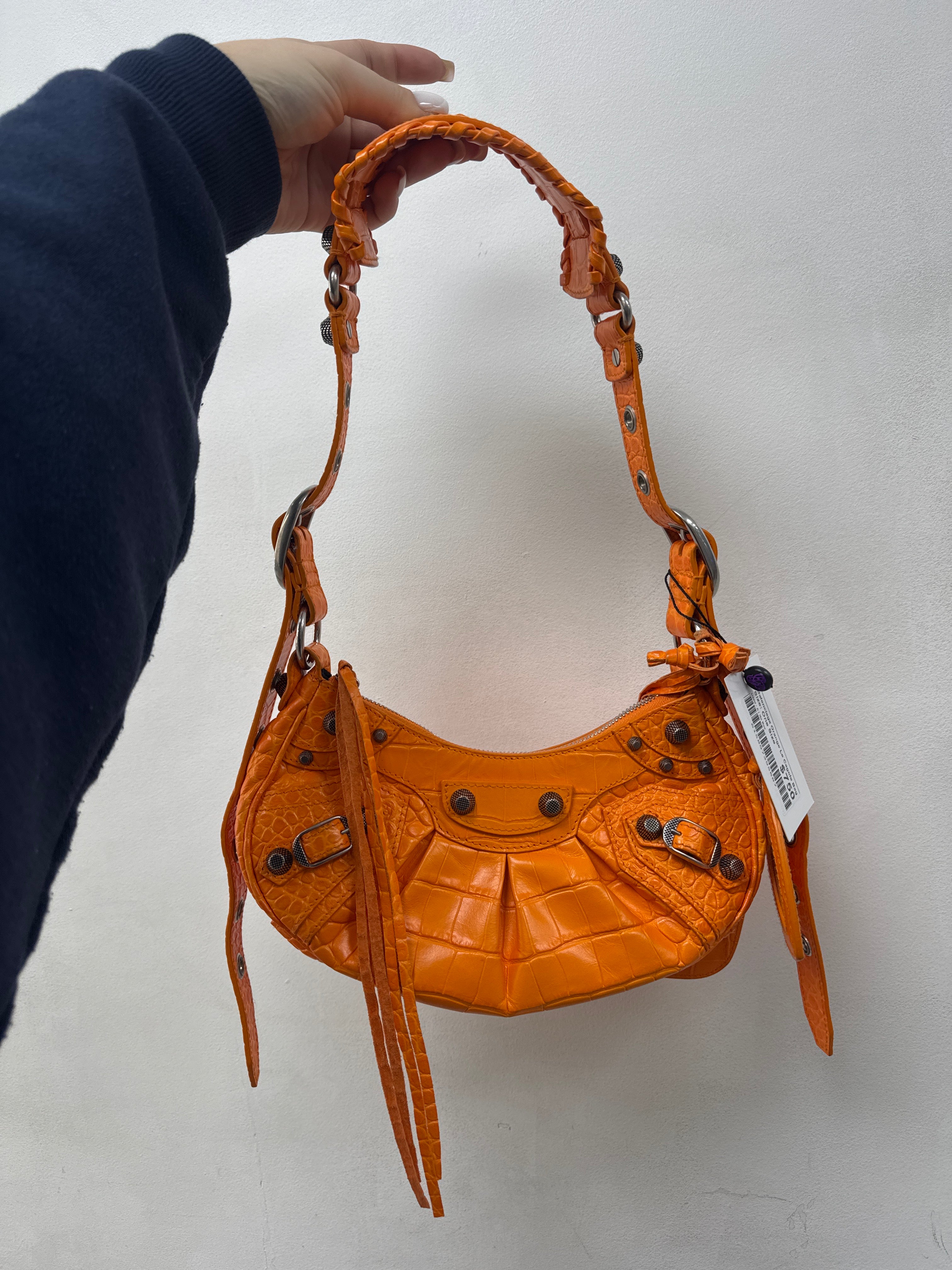 Balenciaga Orange Le Cagole Bag