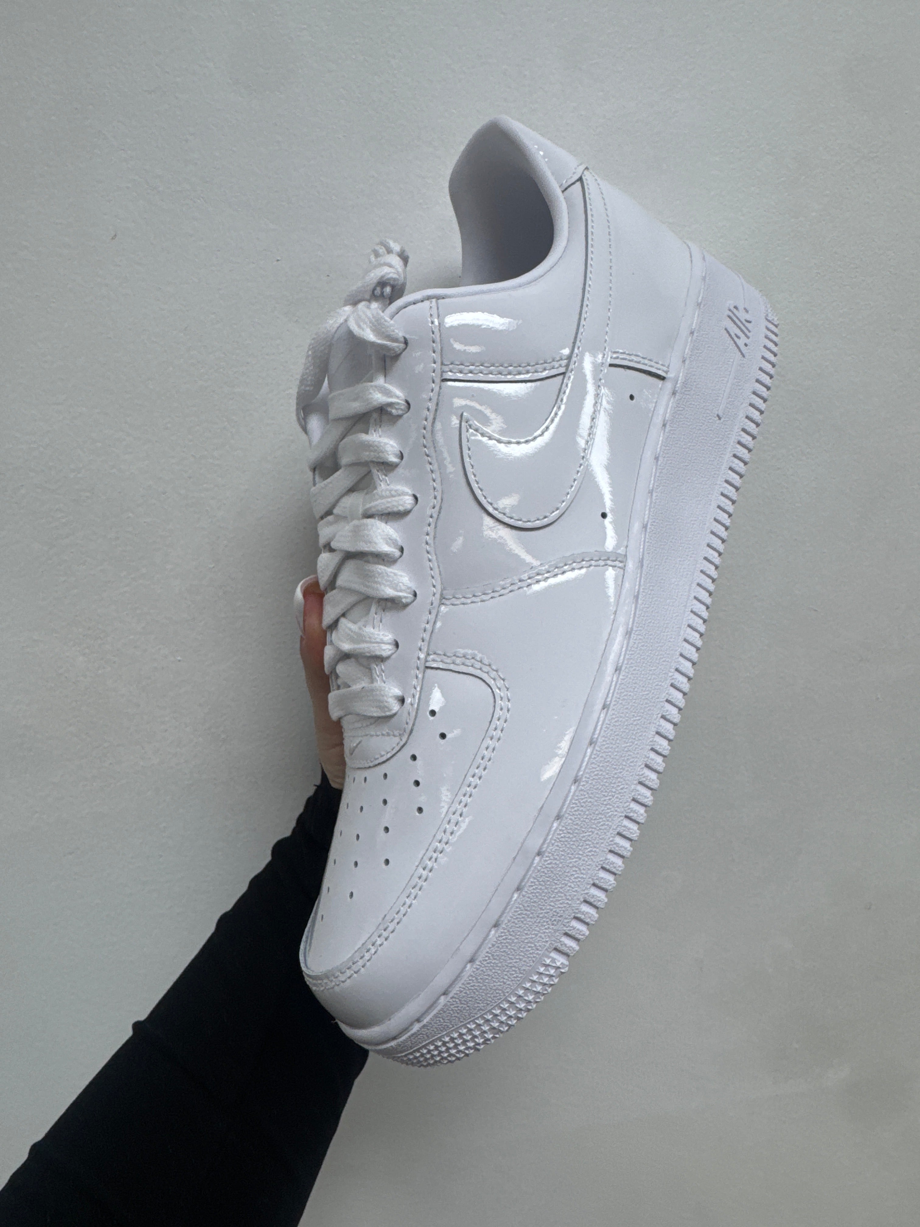 Nike White Patent PRM Sneakers
