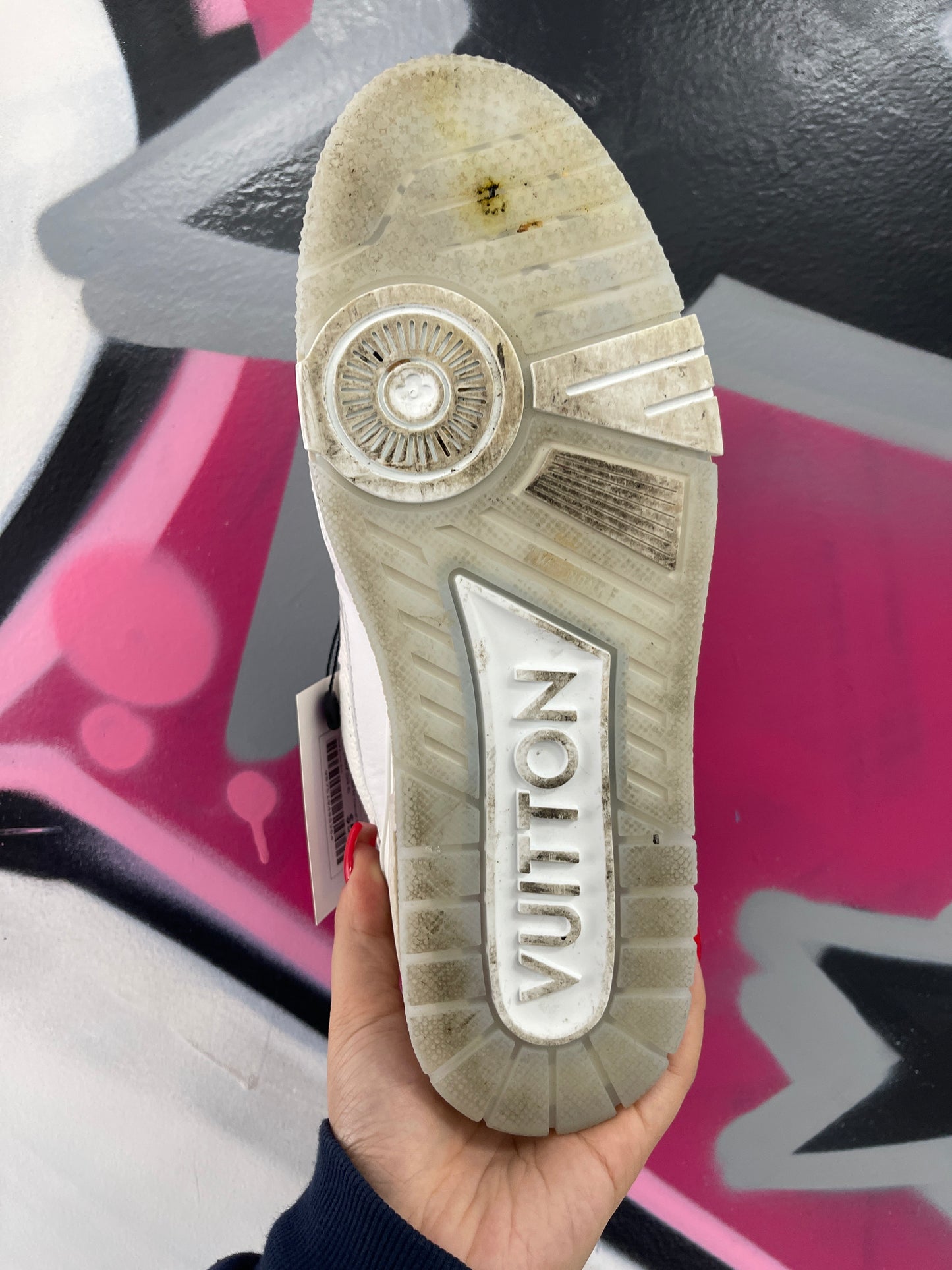 Louis Vuitton White 54 Trainer Sneakers