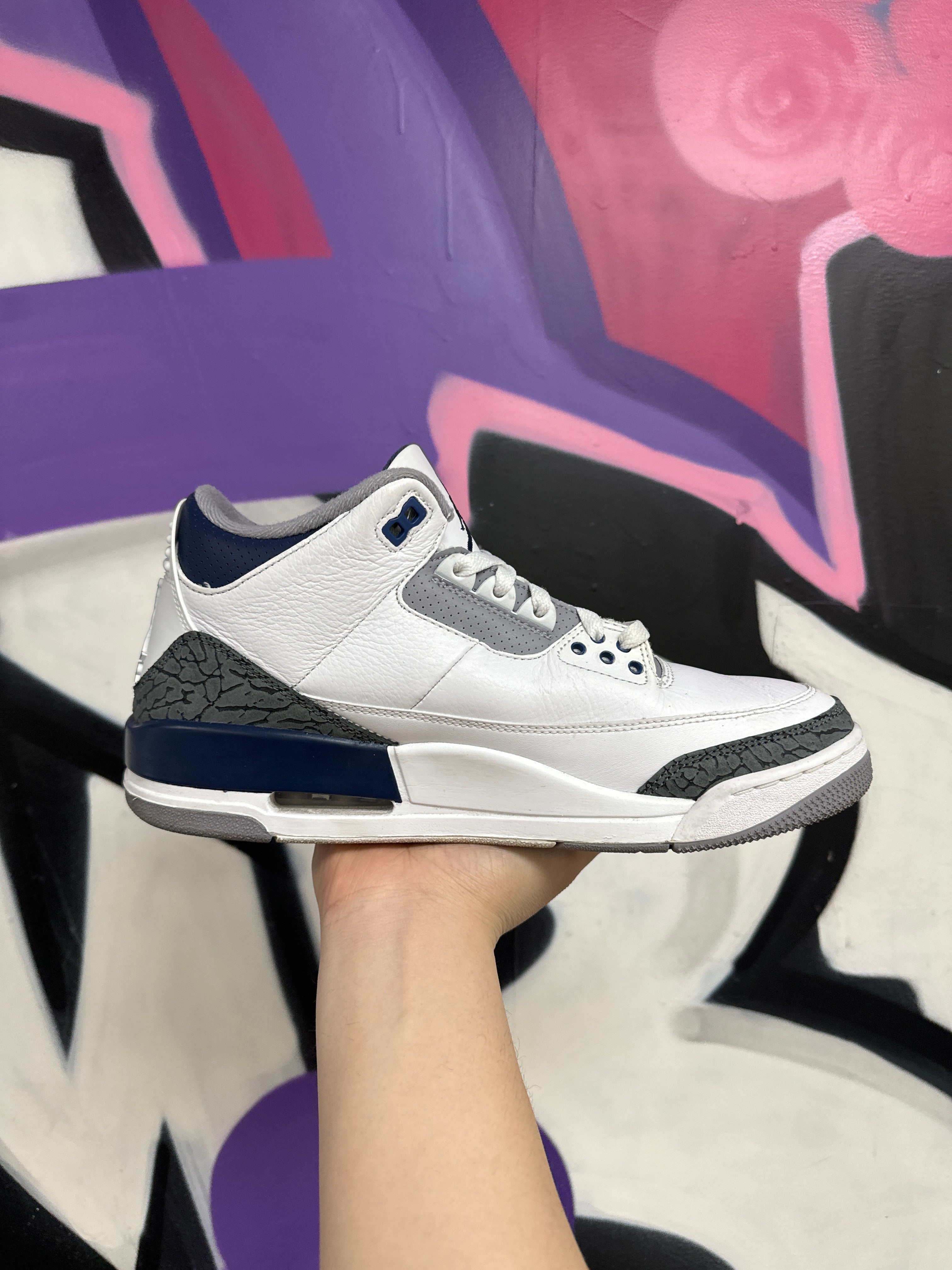 Nike Jordan 3 Midnight Navy Sneakers