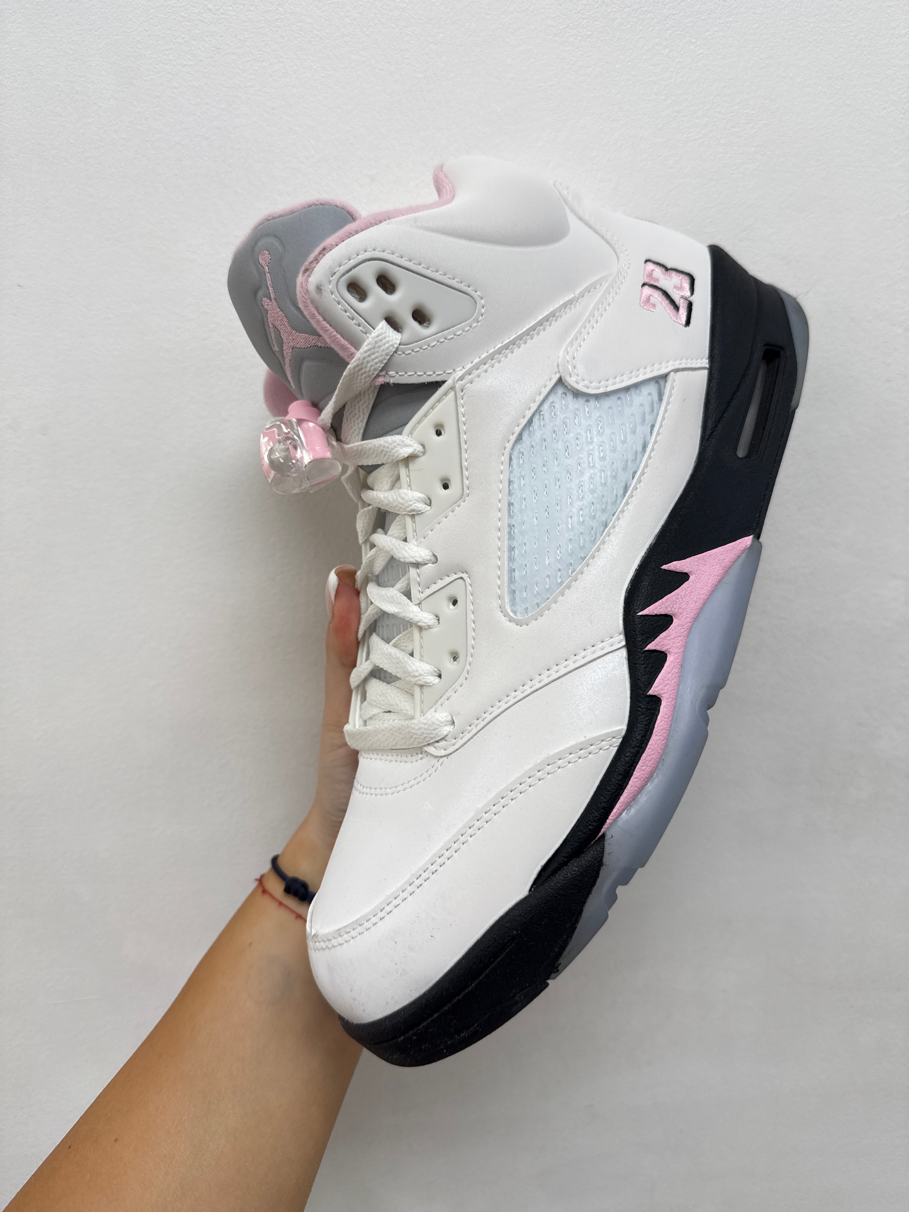 Jordan 5 Medium Soft Pink Sneakers