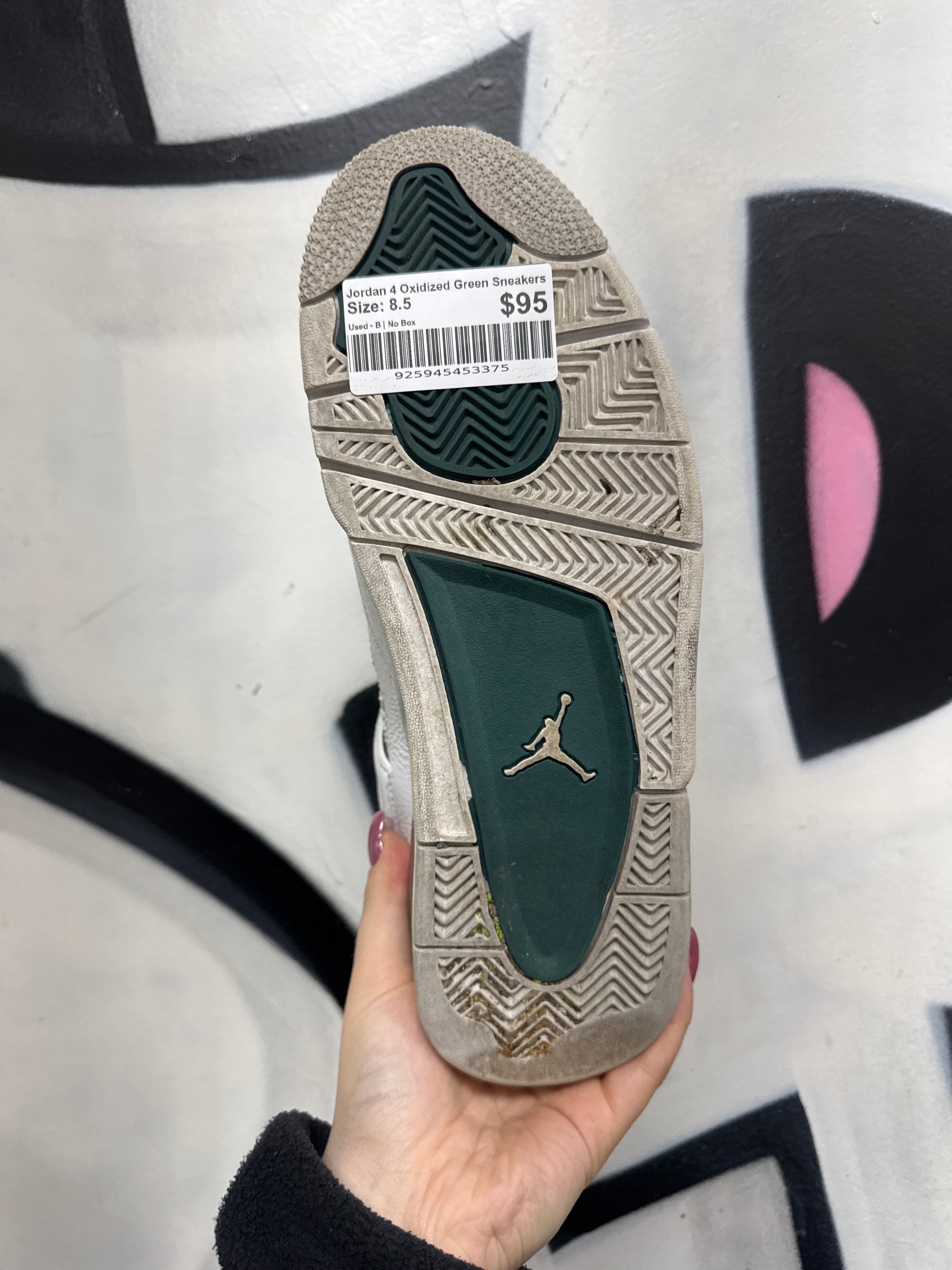 Jordan 4 Oxidized Green Sneakers