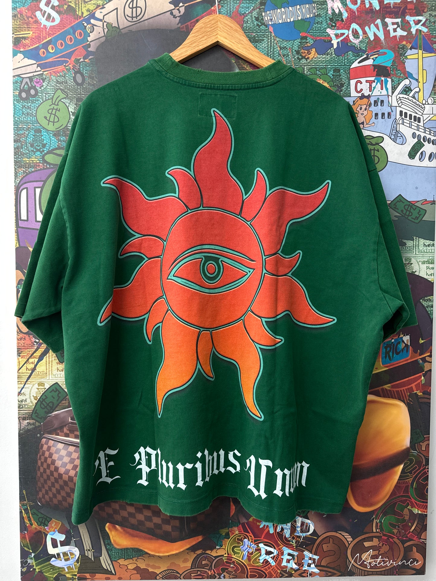 Godspeed On The Run Tee Green