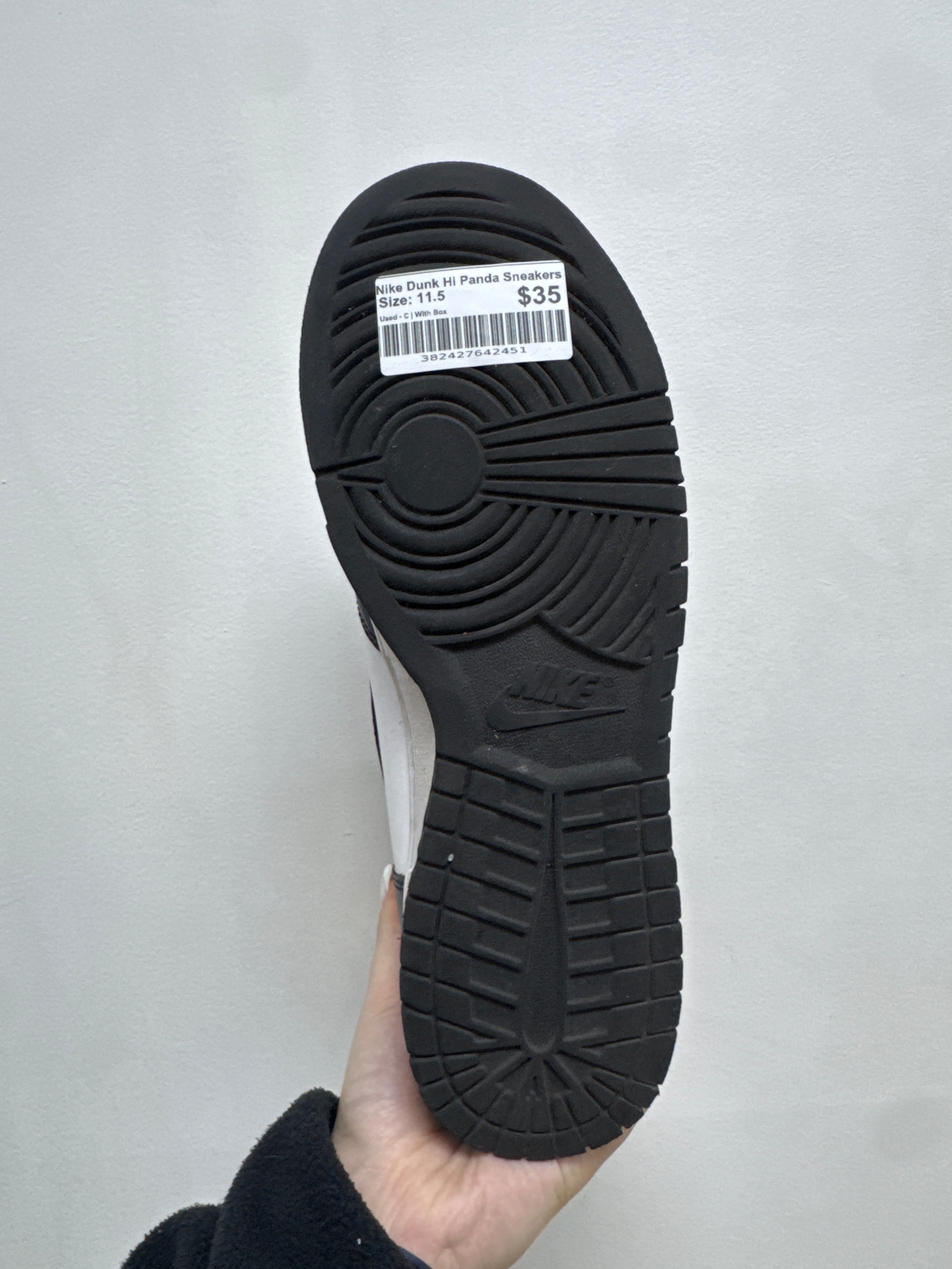 Nike Dunk Hi Panda Sneakers