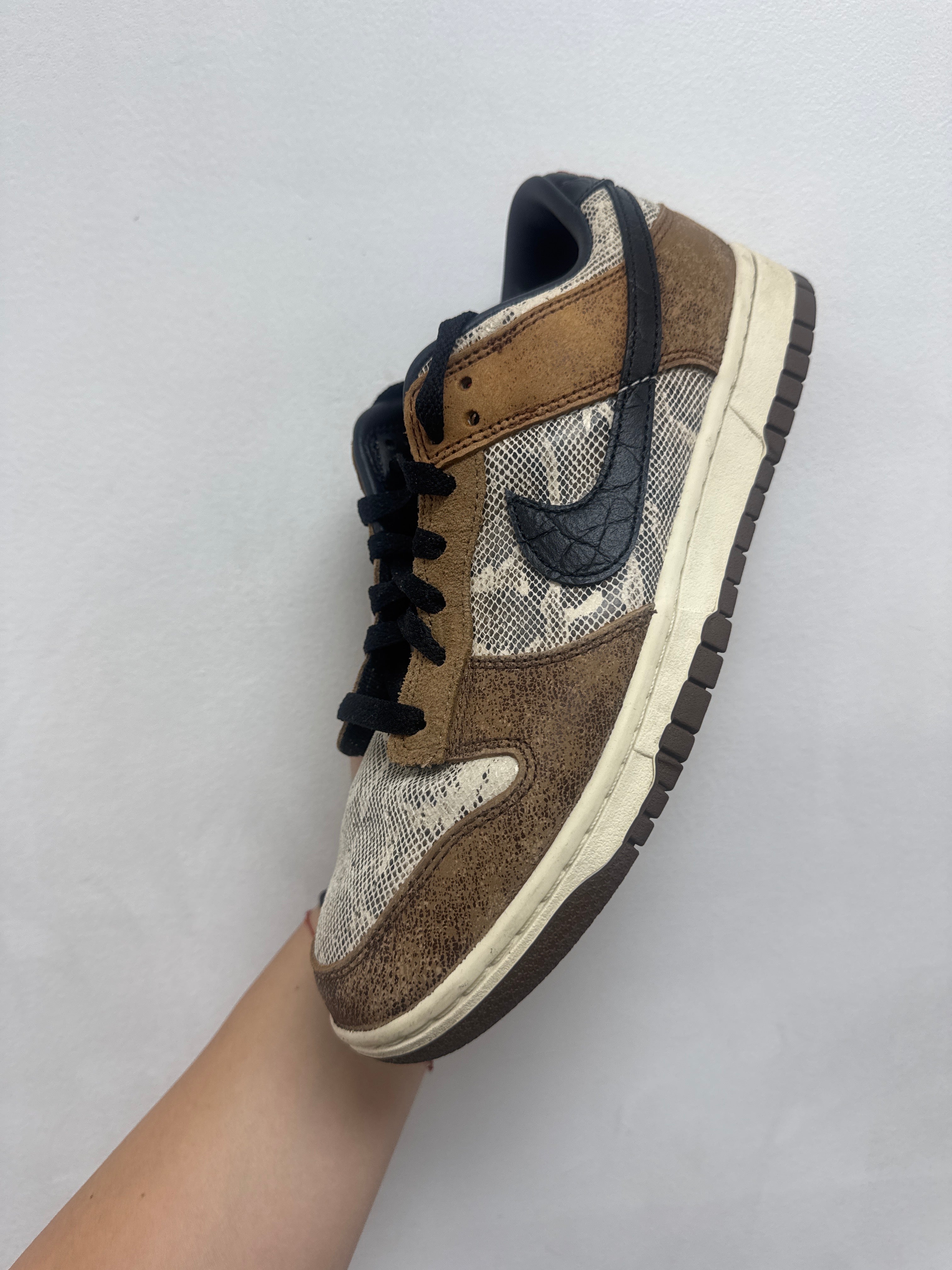 Nike CO.JP Brown Snakeskin Sneakers