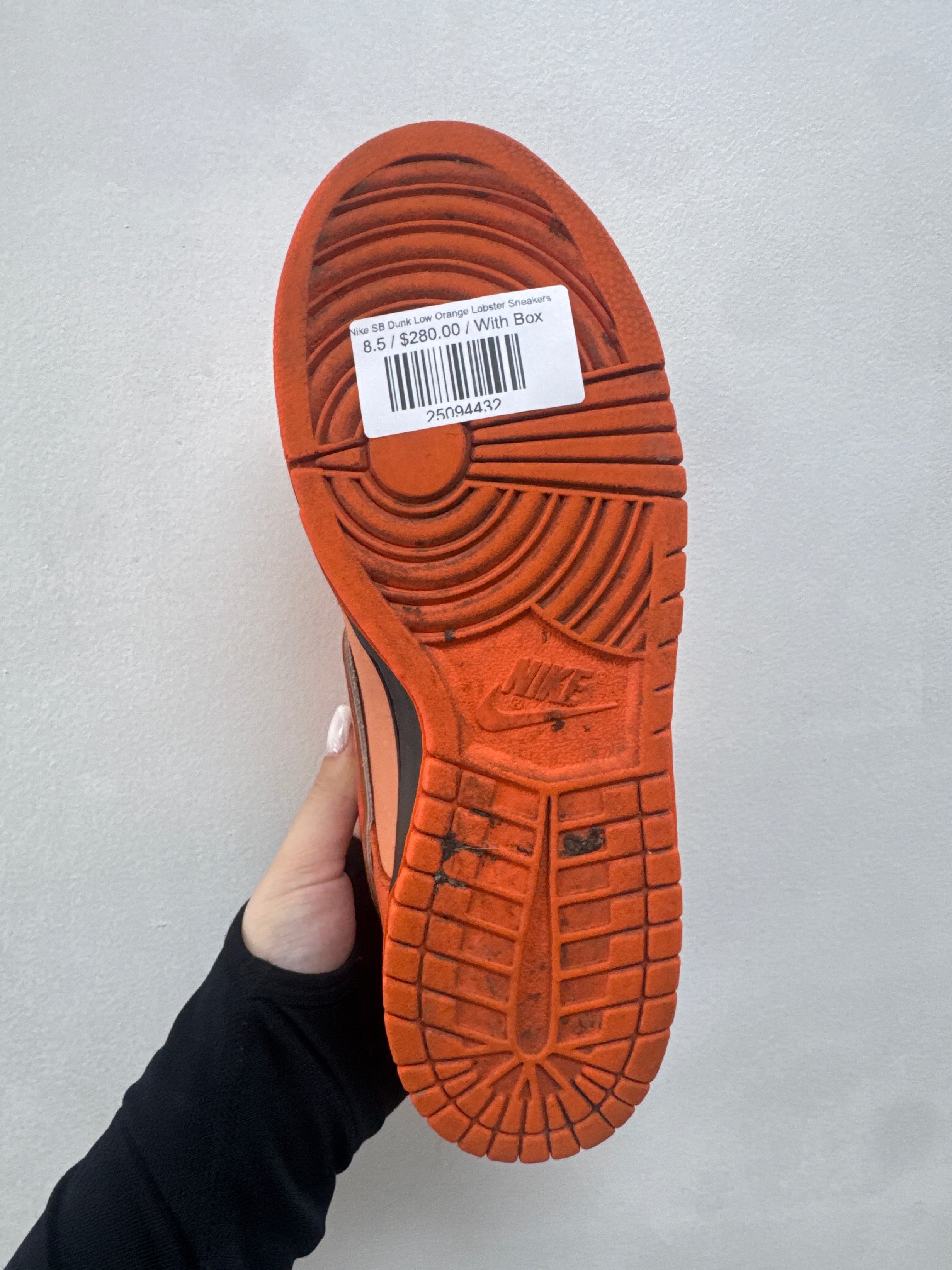 Nike SB Dunk Low Orange Lobster Sneakers