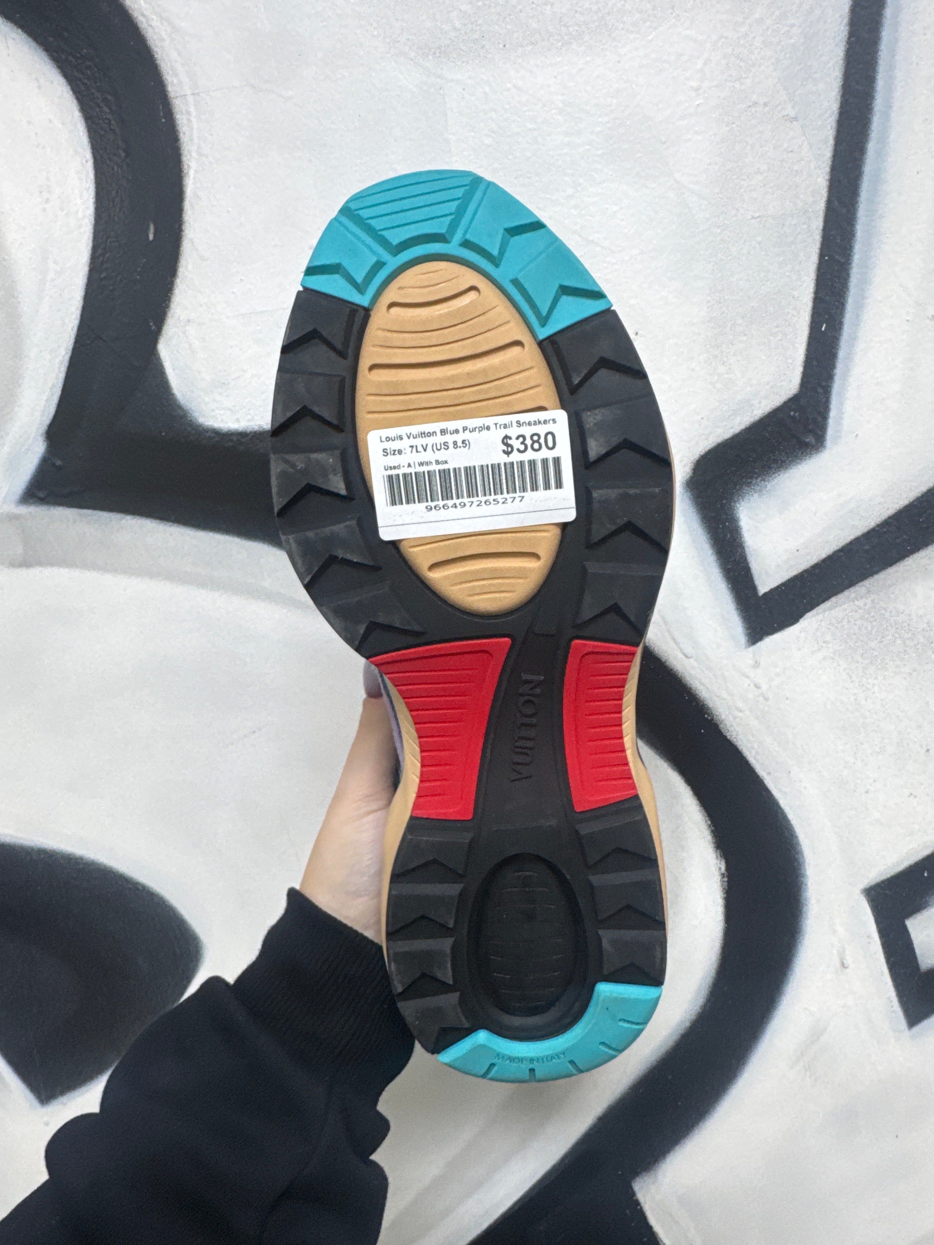 Louis Vuitton Blue Purple Trail Sneakers