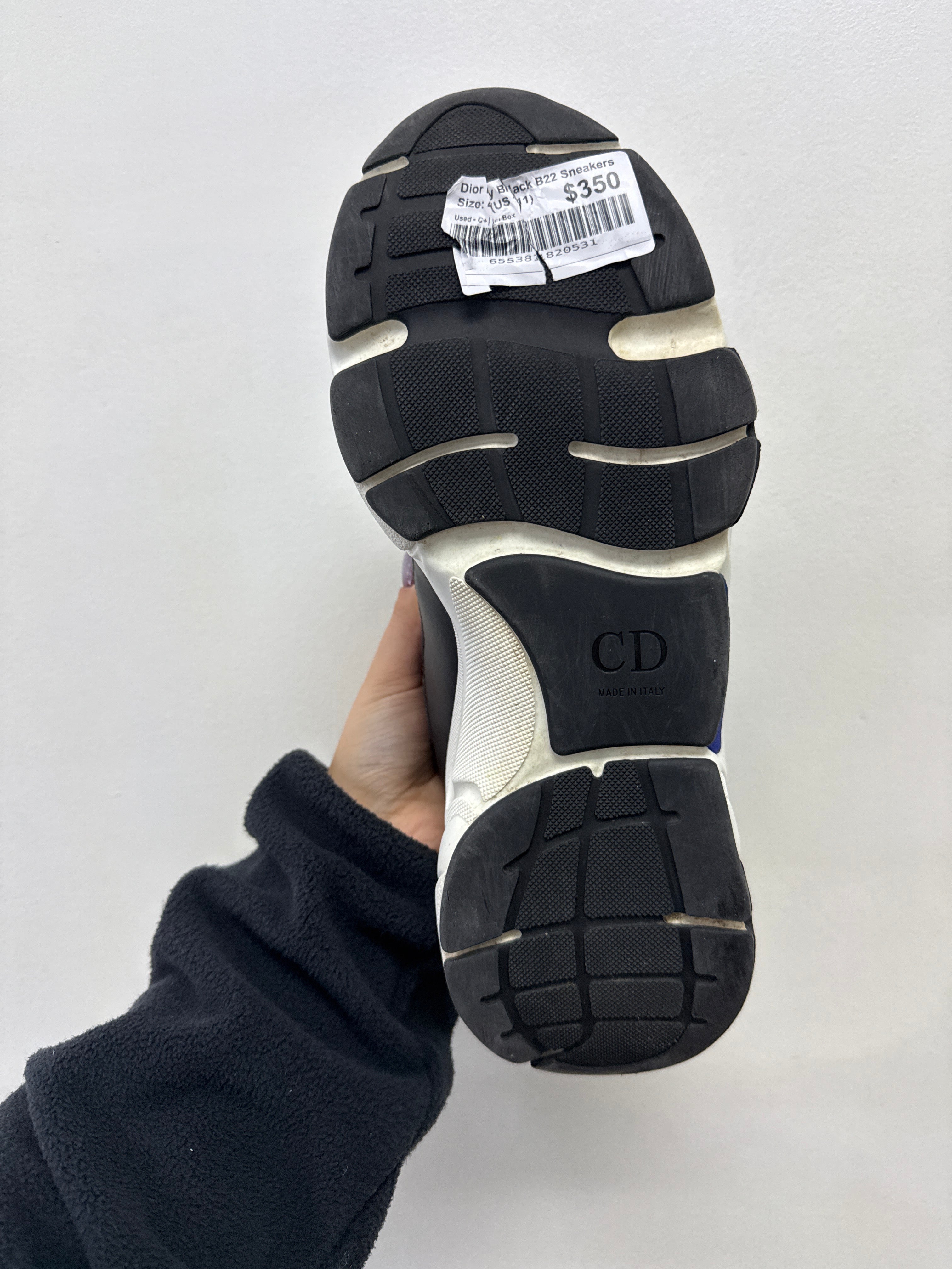 Dior Navy Black B22 Sneakers