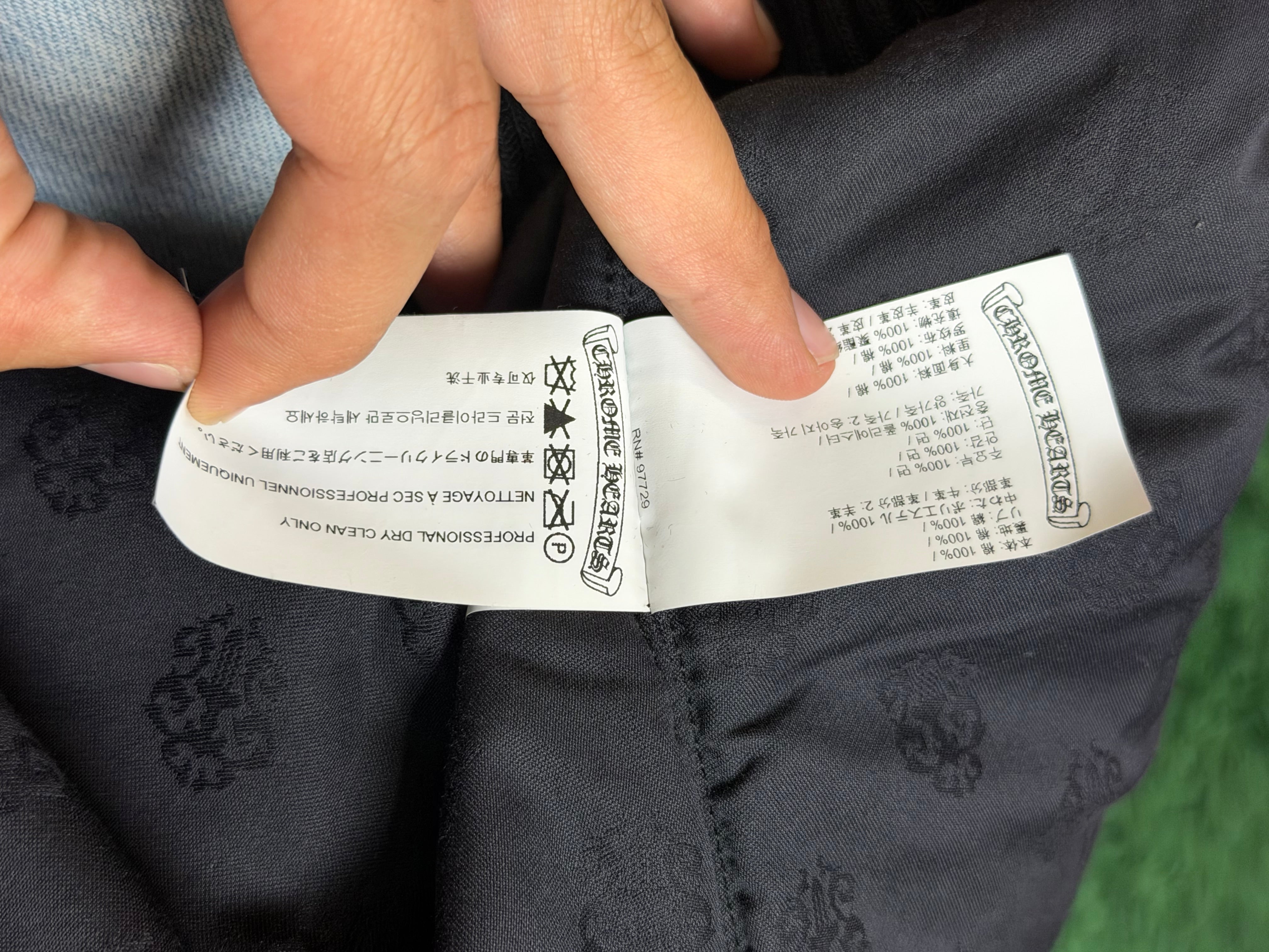 Chrome Hearts Matty Boy Sex Records Camo Bomber Jacket