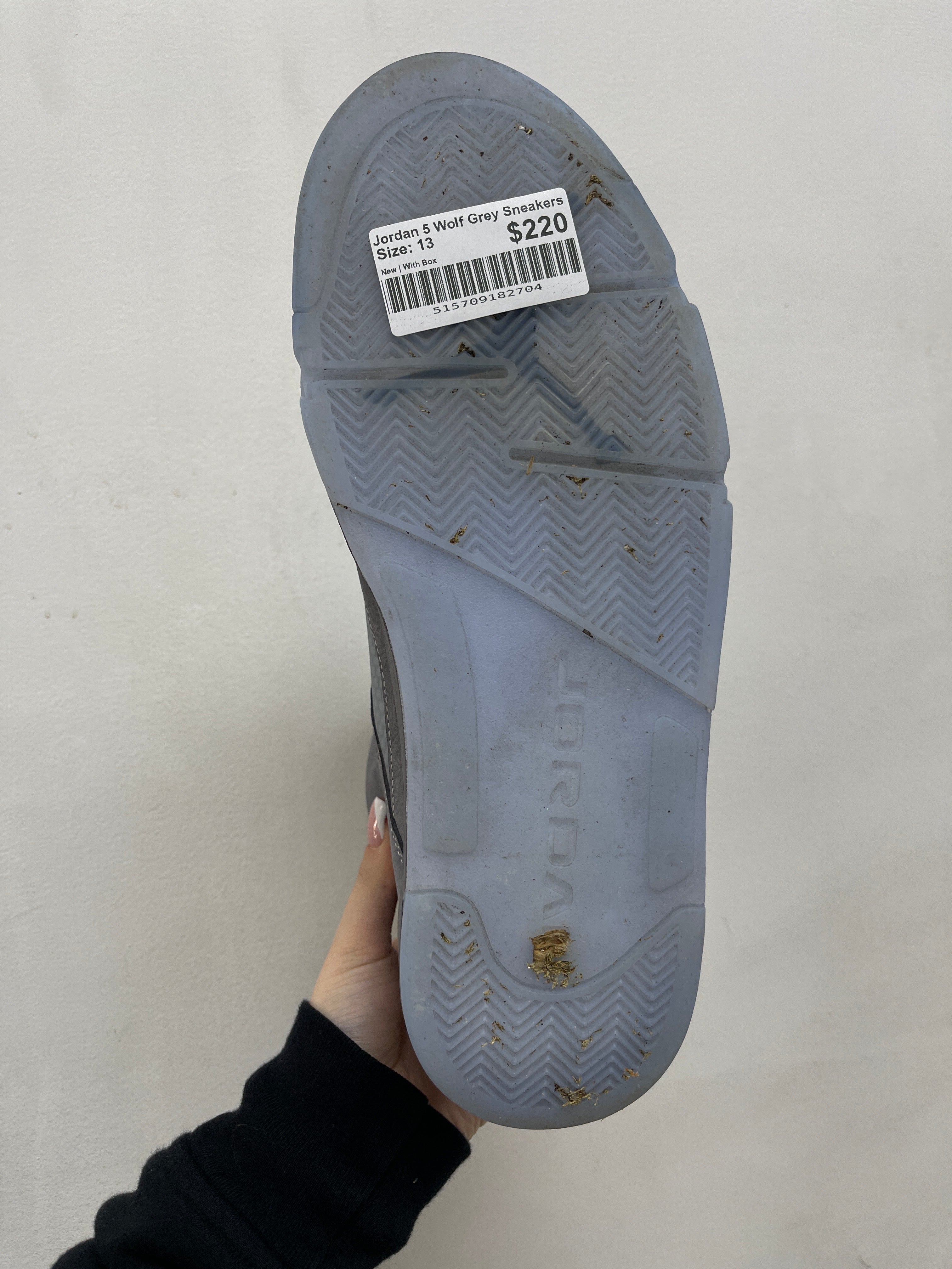Jordan 5 Wolf Grey Sneakers