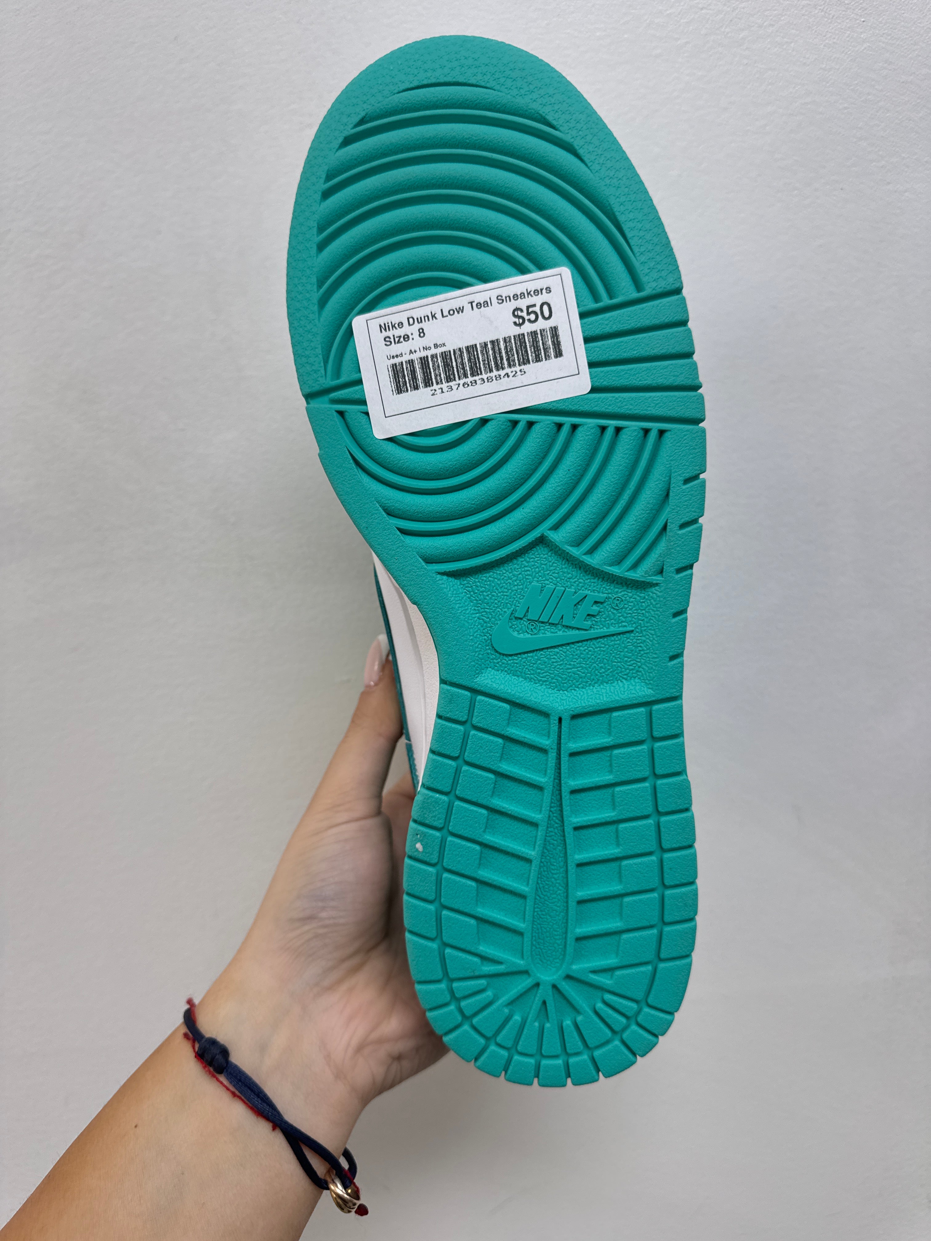 Nike Dunk Low Teal Sneakers