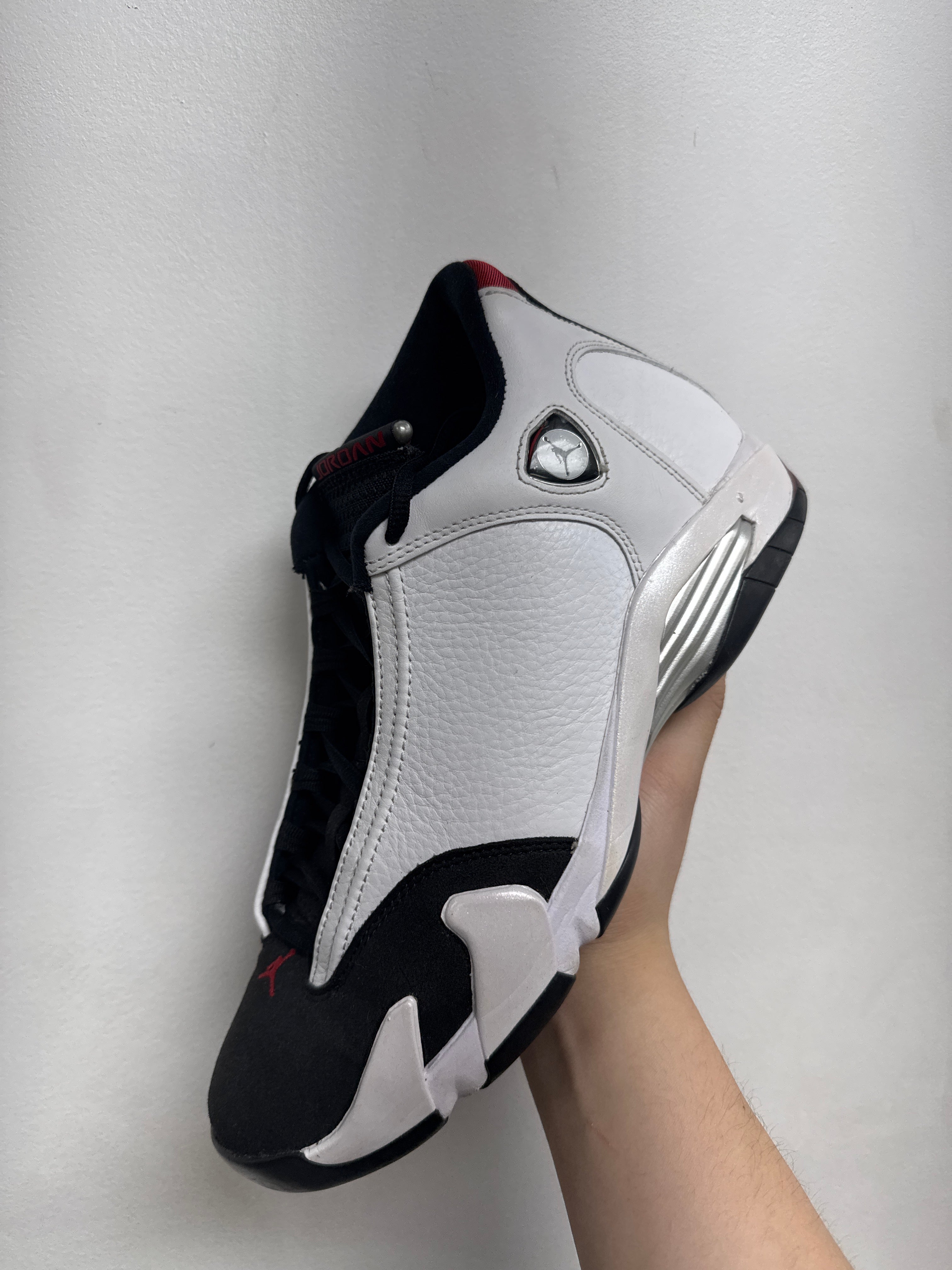 Jordan 14 Black Toe Sneakers
