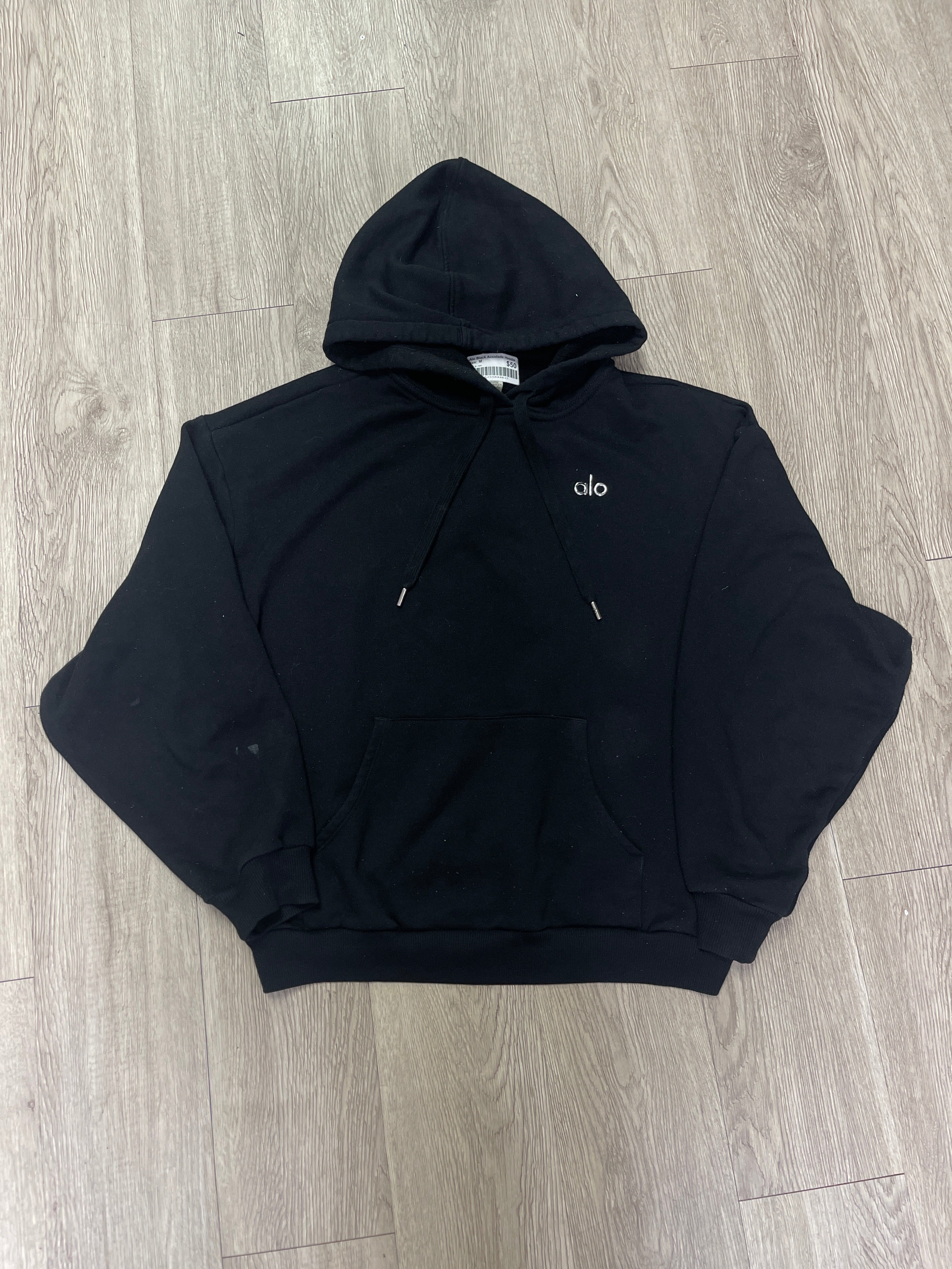 Alo Black Accolade Hoodie