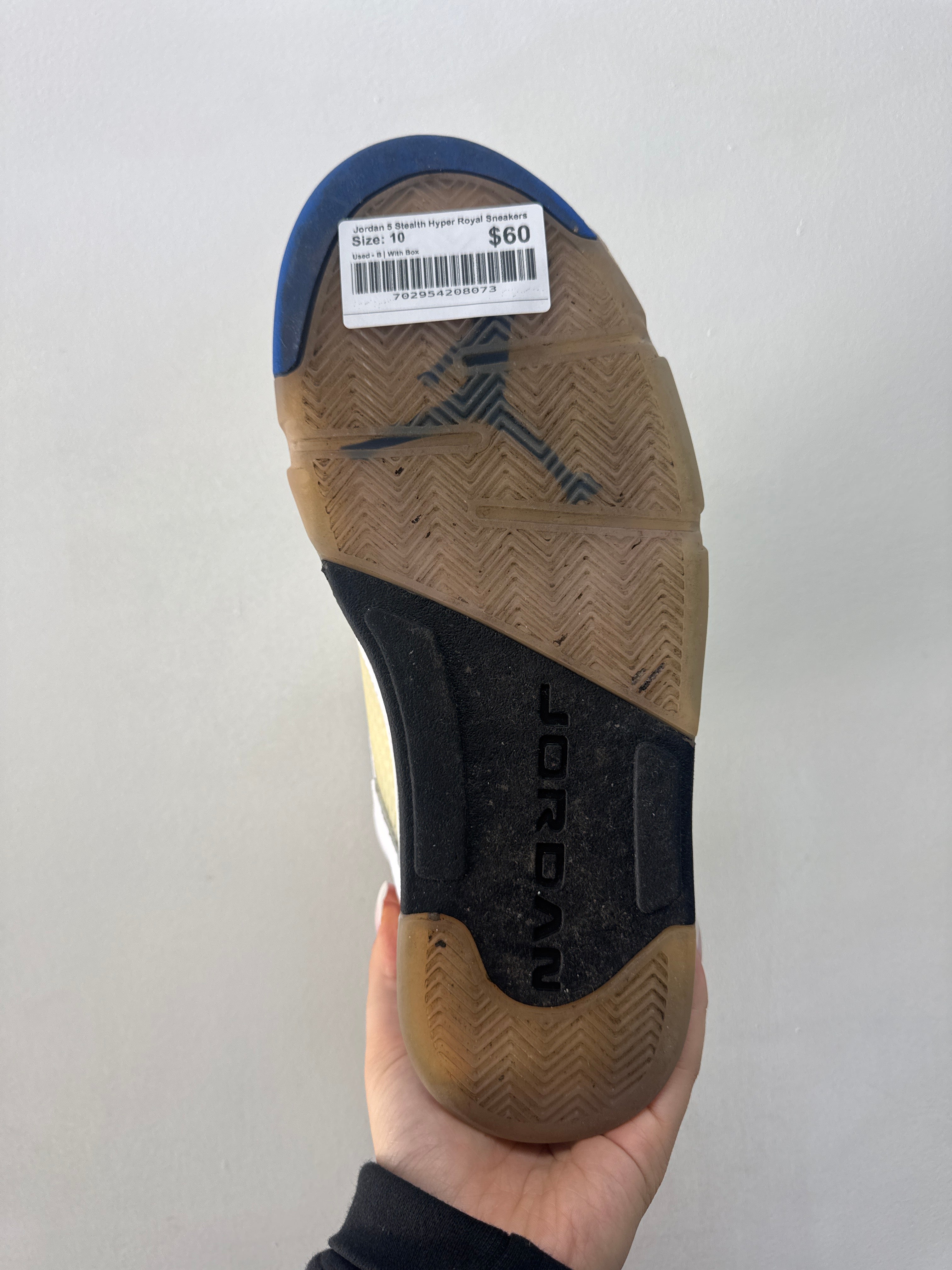 Jordan 5 Stealth Hyper Royal Sneakers