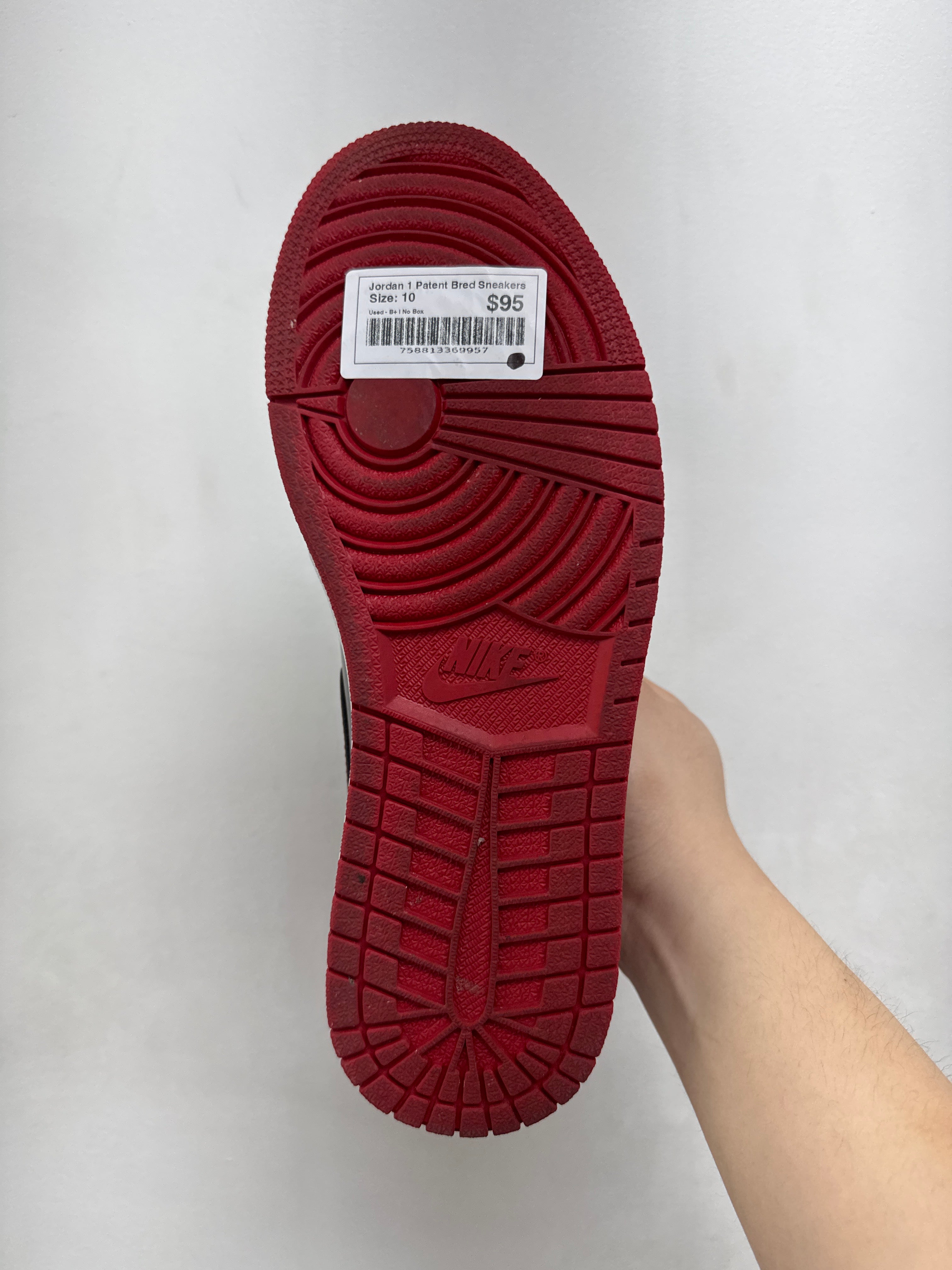Jordan 1 Patent Bred Sneakers