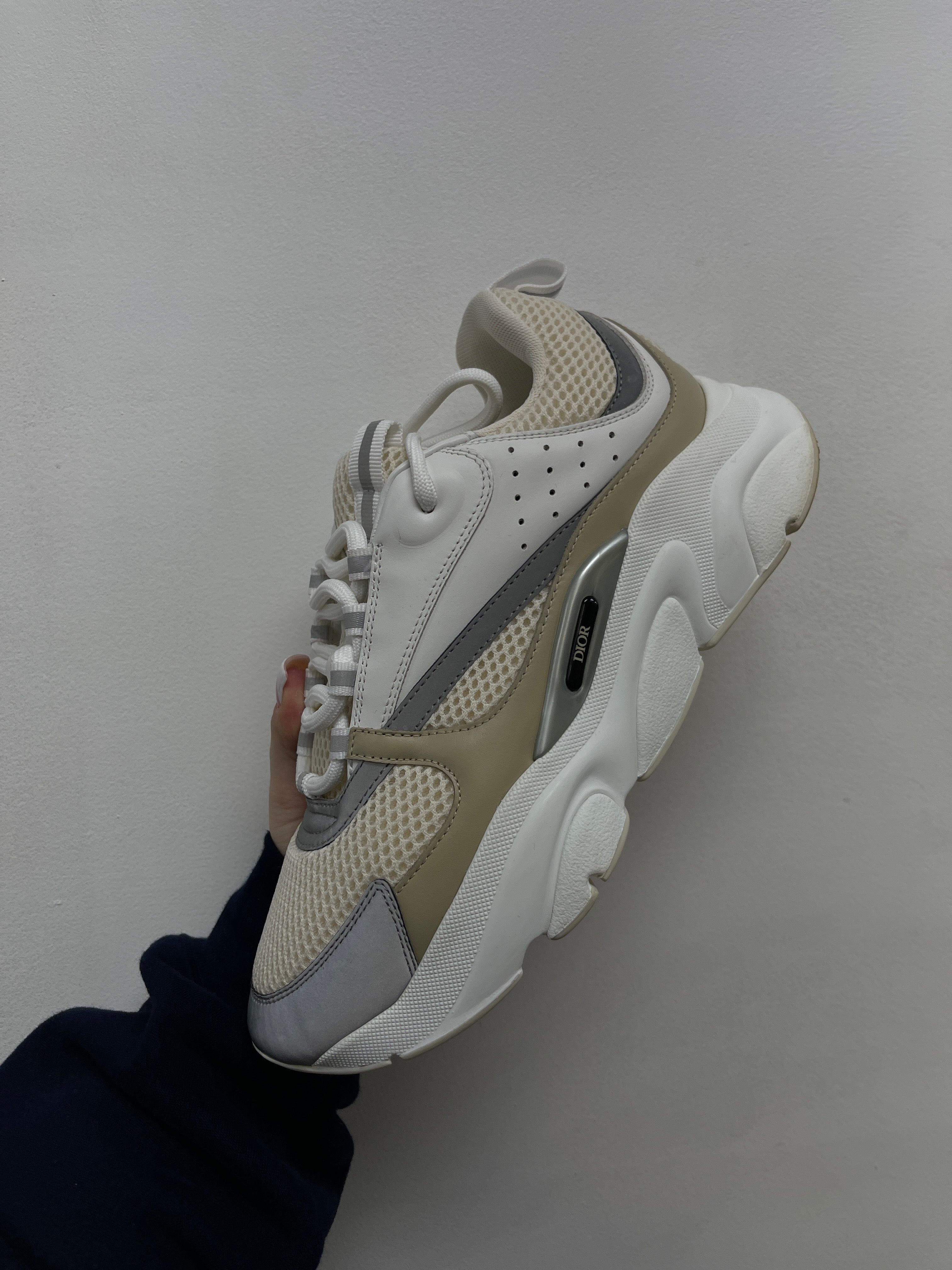 Dior B22 Cream White Sneakers