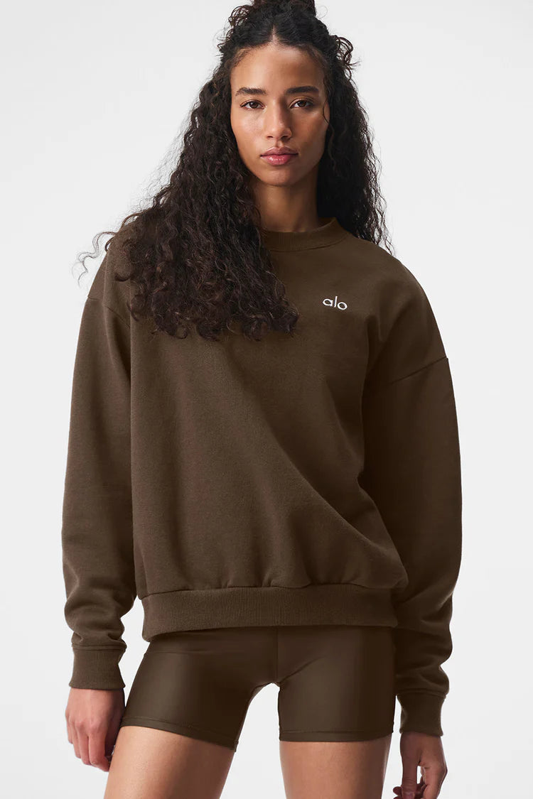 ALO 'Accolade' Espresso Crewneck