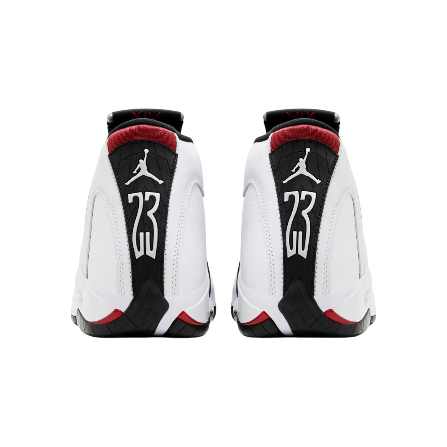 Jordan 14 'Black Toe' White & Black Sneakers