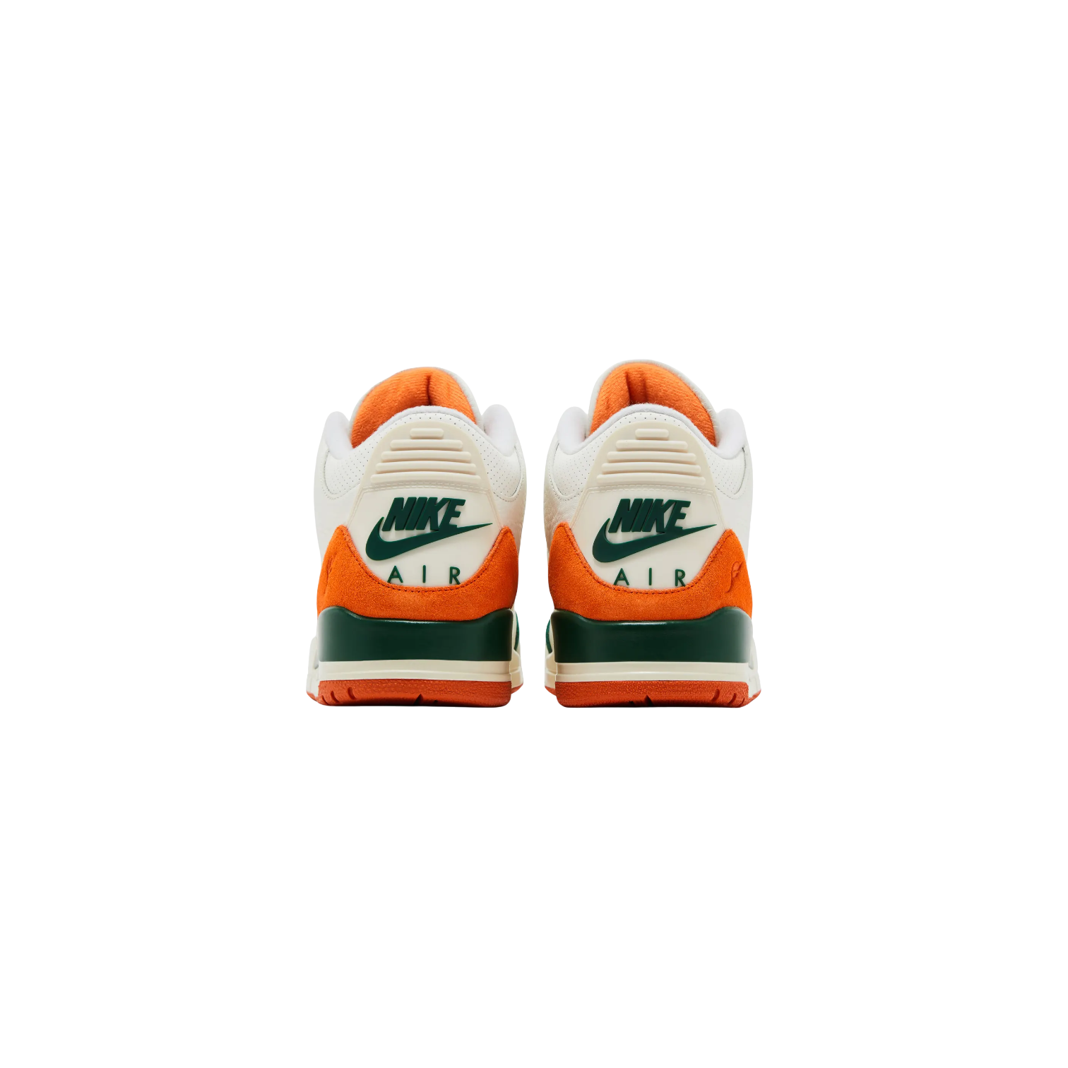 Air Jordan 3 x Solefly 'Miami' Green & Orange Sneakers