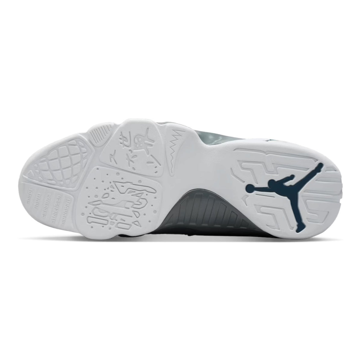 Air Jordan 9 'Flint Grey & French Blue' White & Grey Sneakers