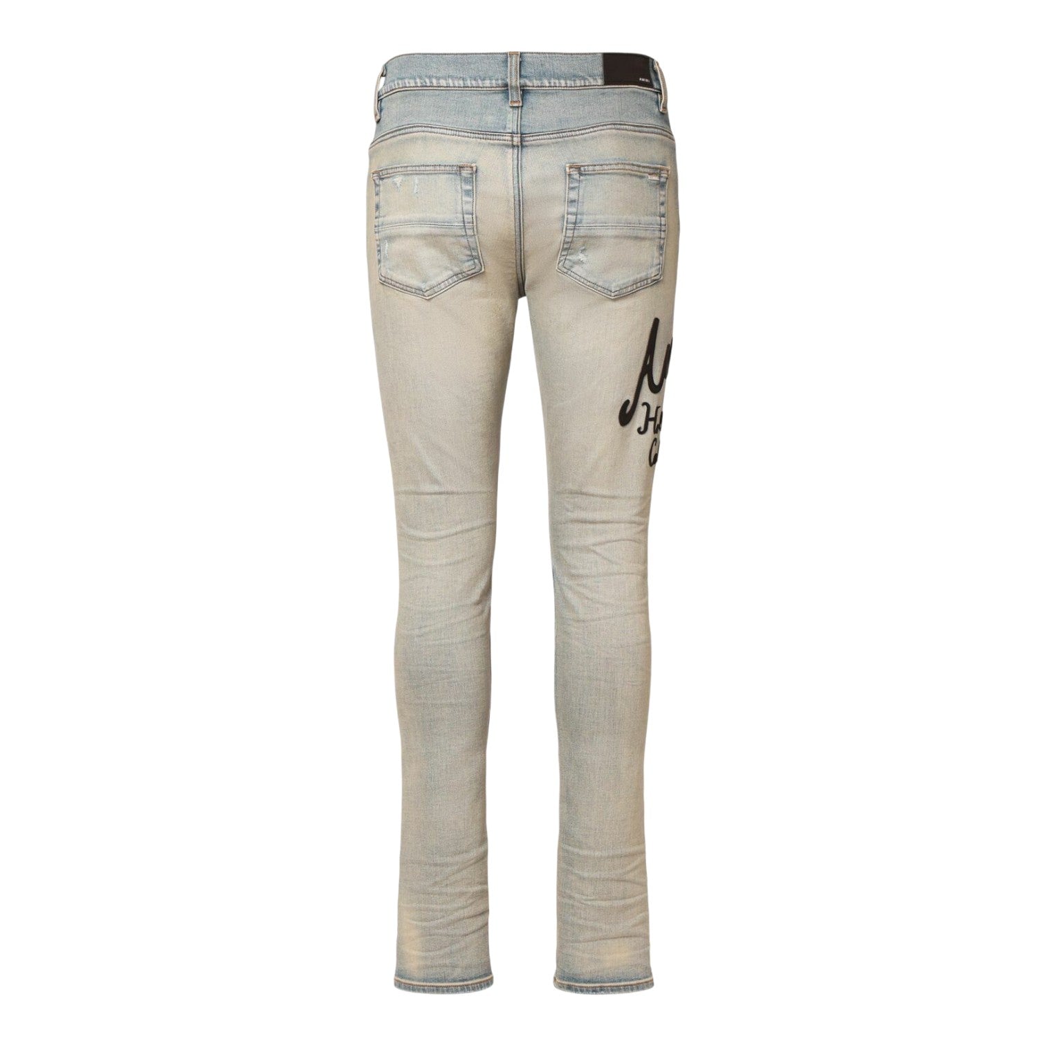 Amiri 'Hollywood' Blue & Black Jeans