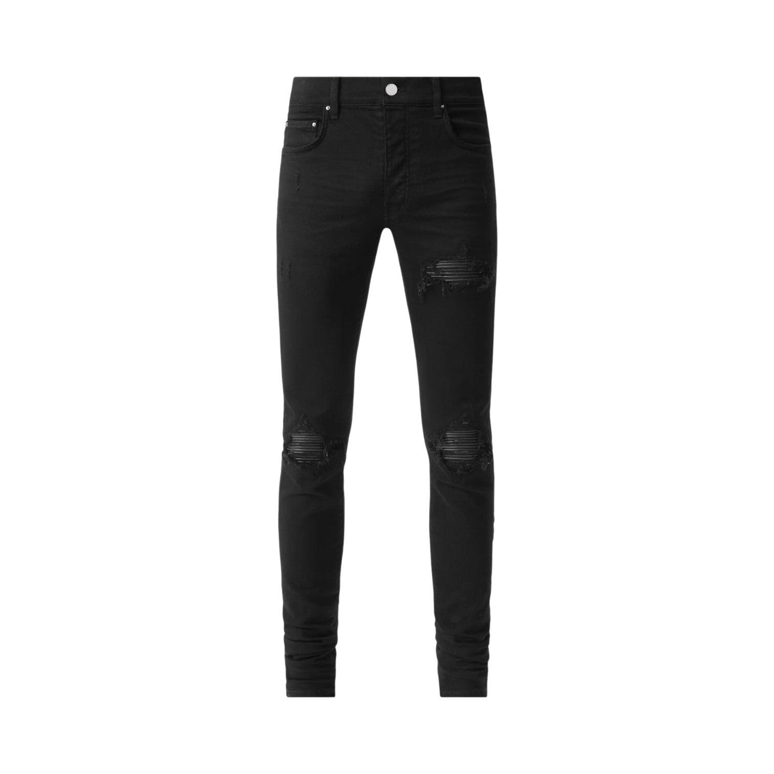 Amiri 'MX1' Black & Black Patch Jeans