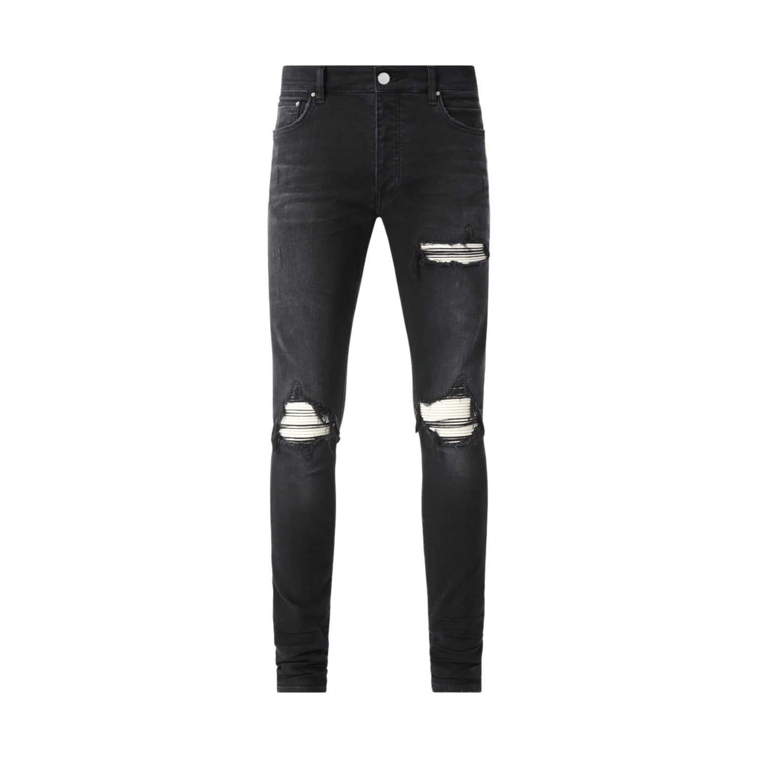 Amiri 'MX1' Black & White Patch Jeans