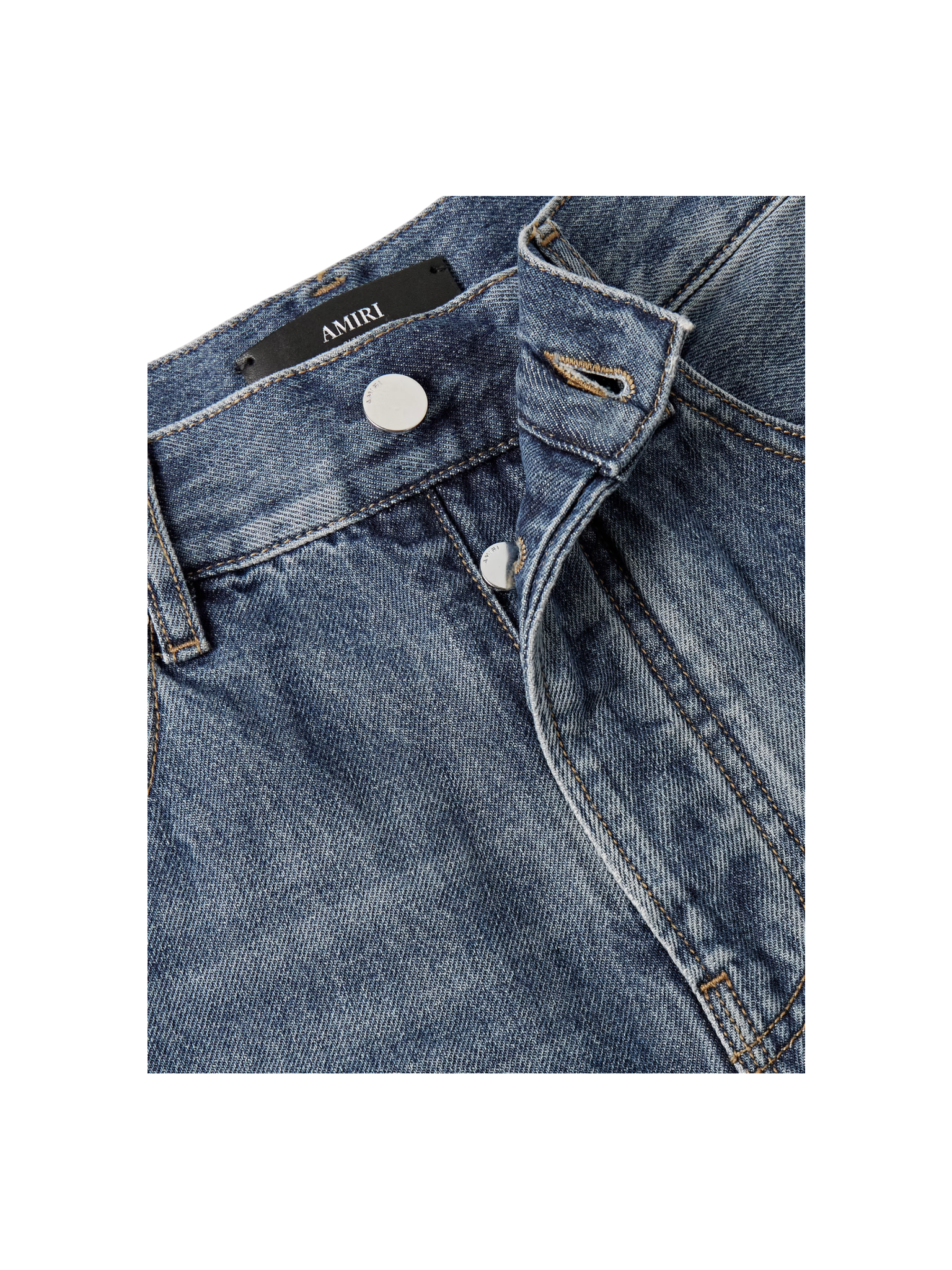 Amiri 'MX1' Blue & Red Baggy Jeans