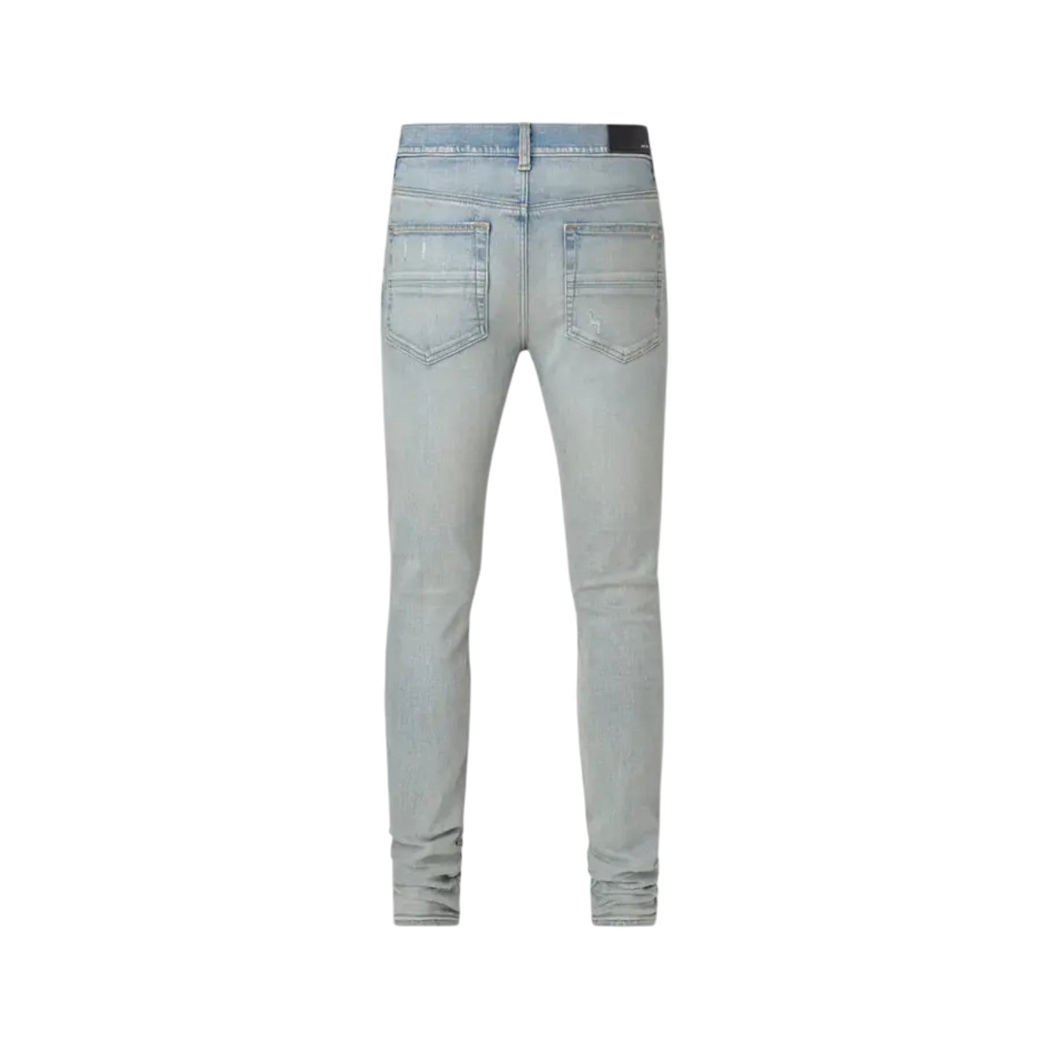 Amiri 'MX1' Green Patch & Vintage Indigo Jeans