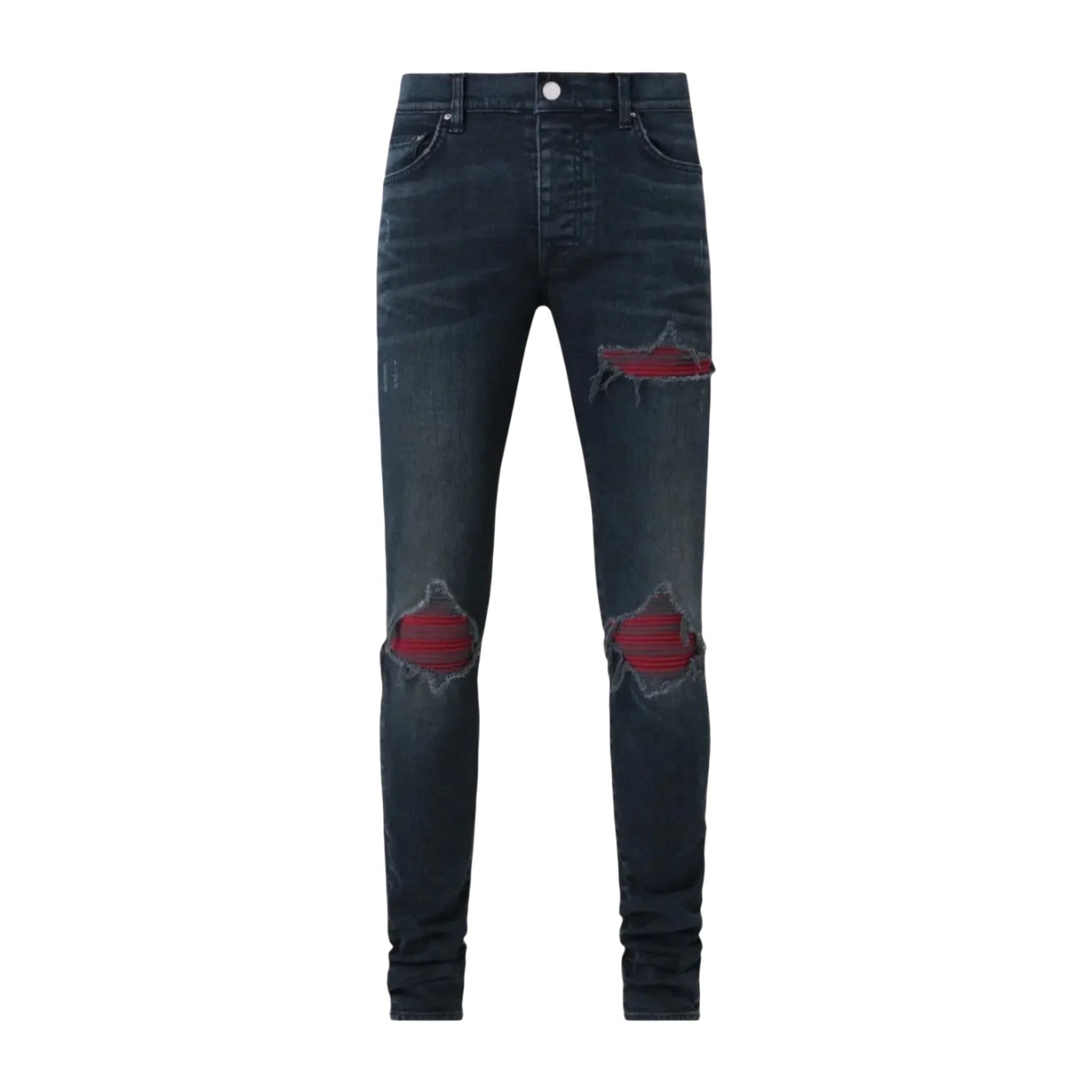 Amiri 'MX1' Red Patch & Midnight Blue Jeans