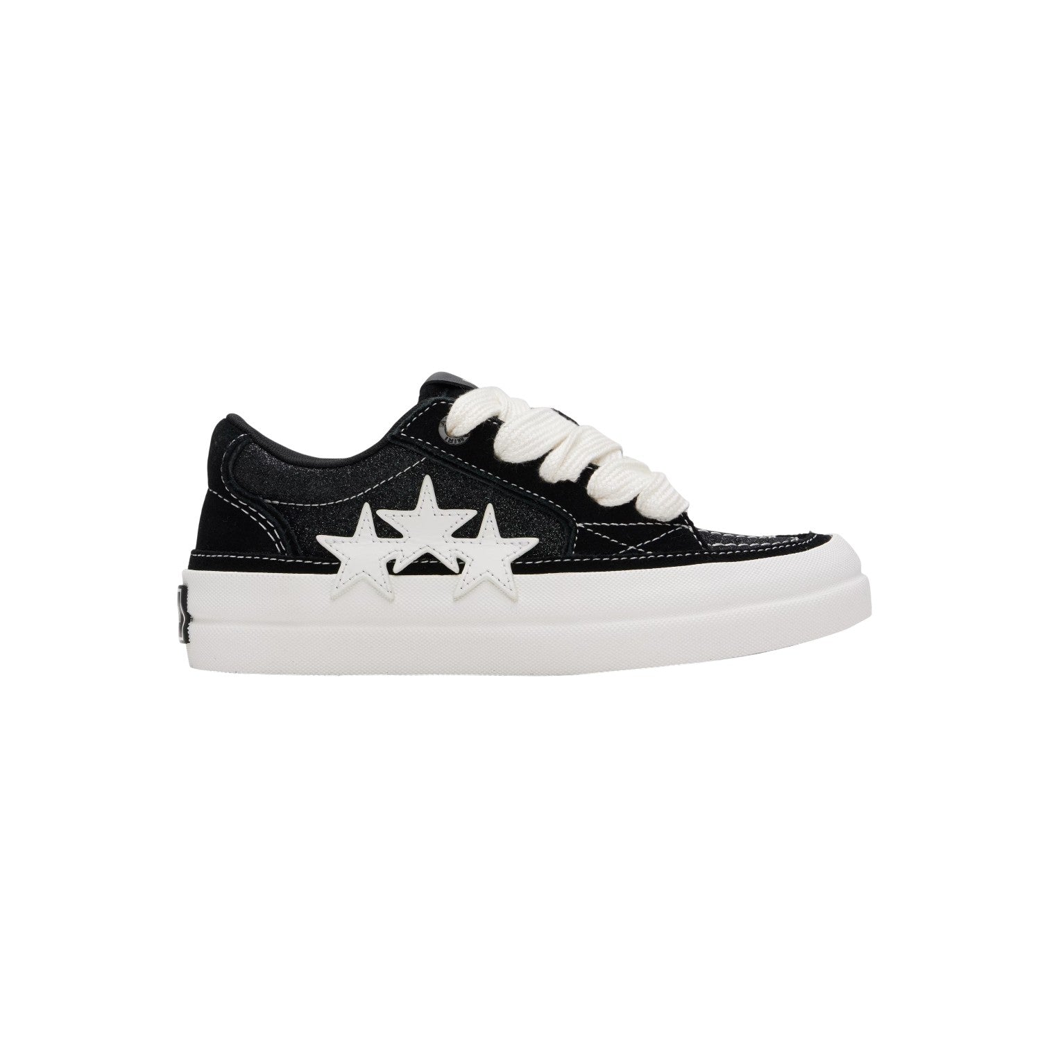 Amiri 'Sunset Skate' Black Glitter Sneakers
