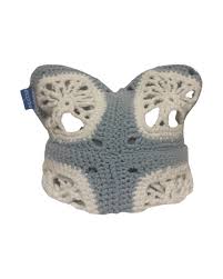 Arkyve 'Frosted Tree' Grey & White Cat Hat