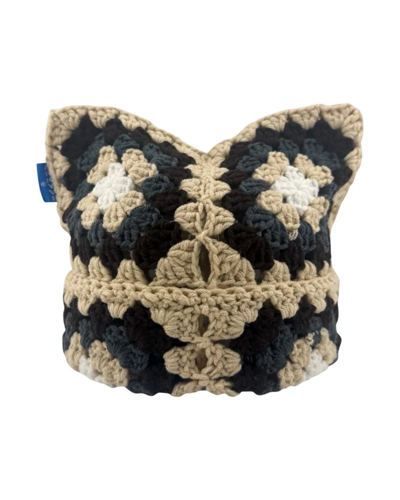 Arkyve 'Mud' Cream Cat Hat