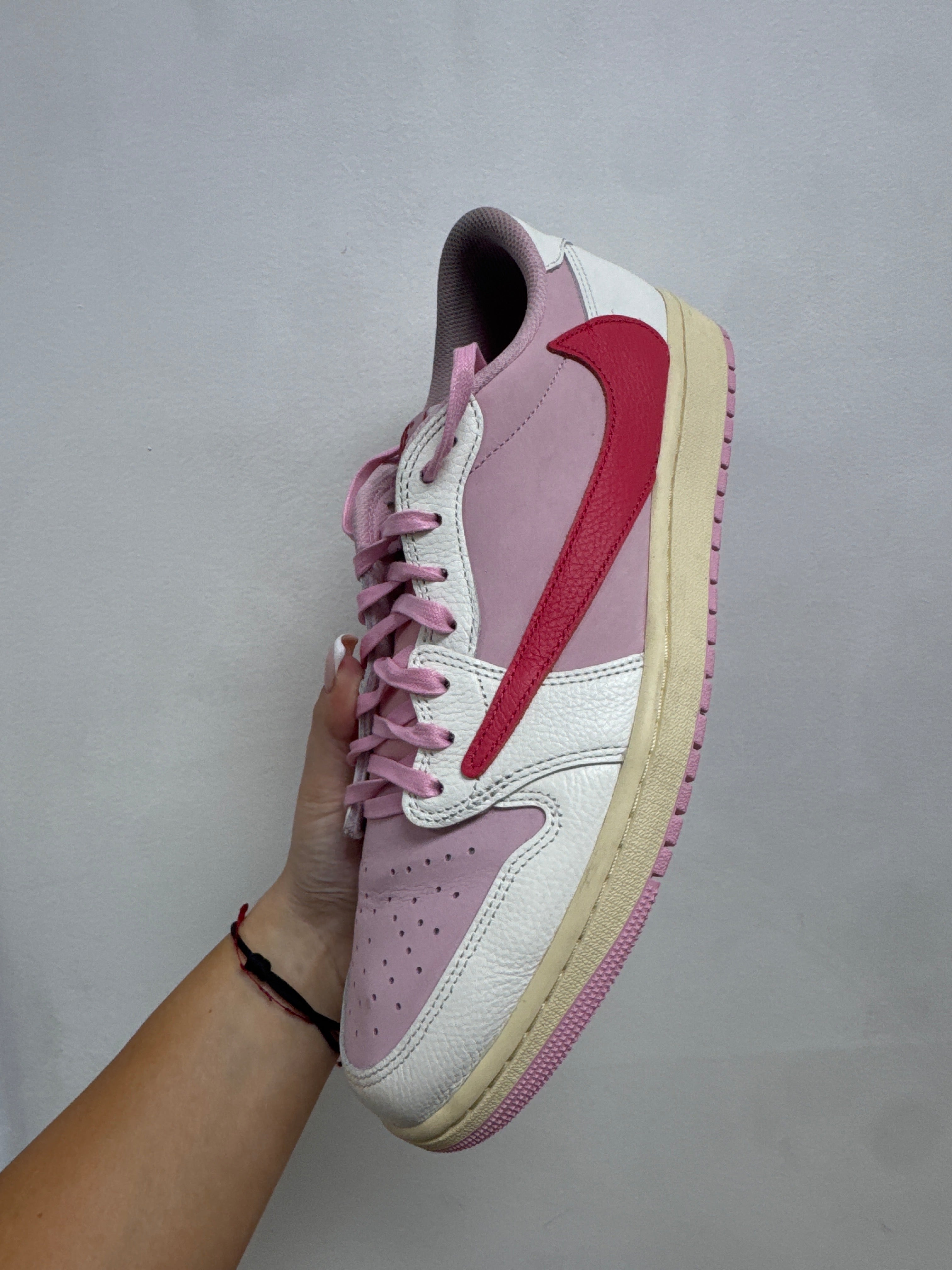 Jordan 1 Low Travis Scott Tropical Pink Sneakers