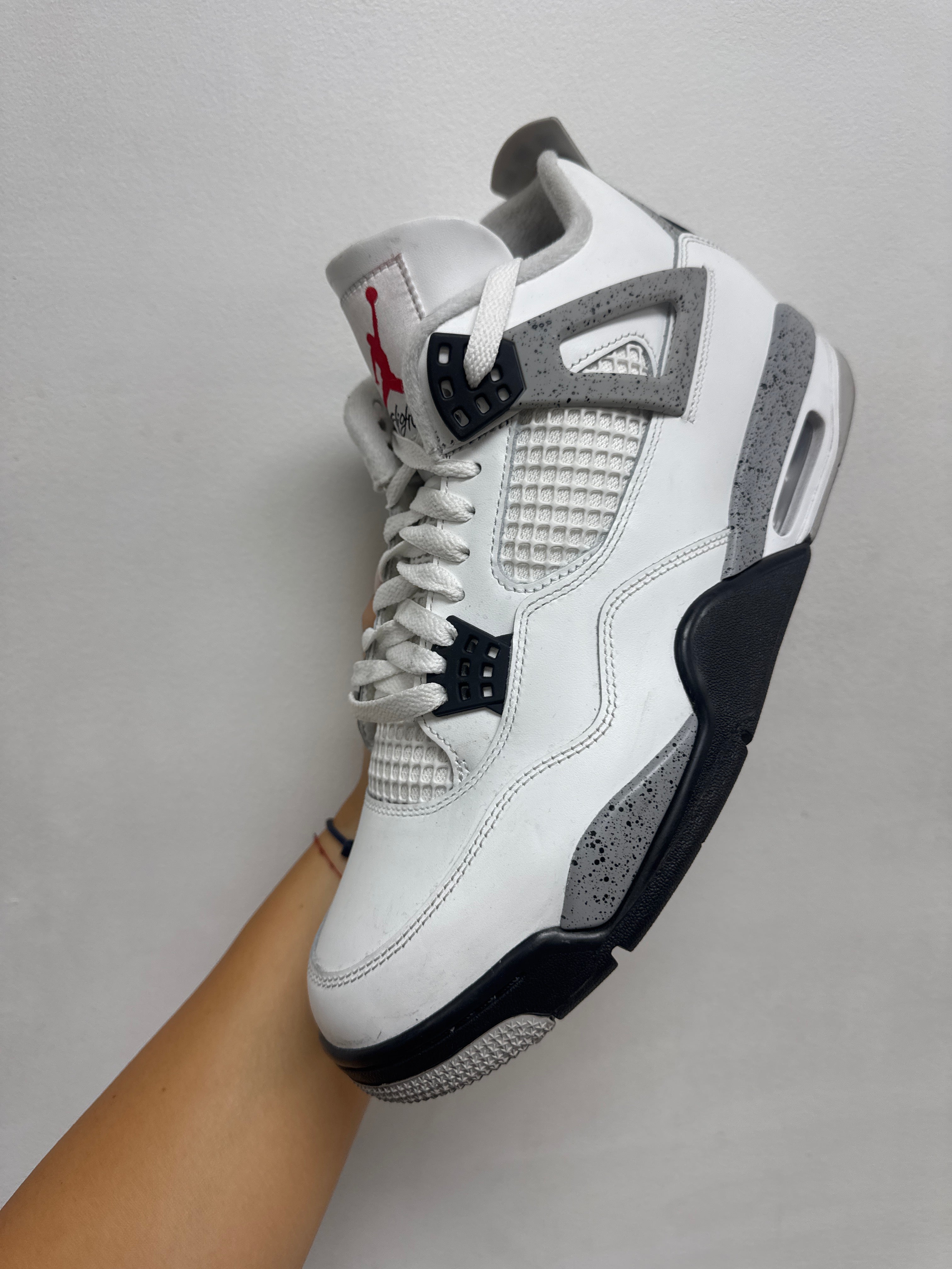 Jordan 4 White Cement Sneakers