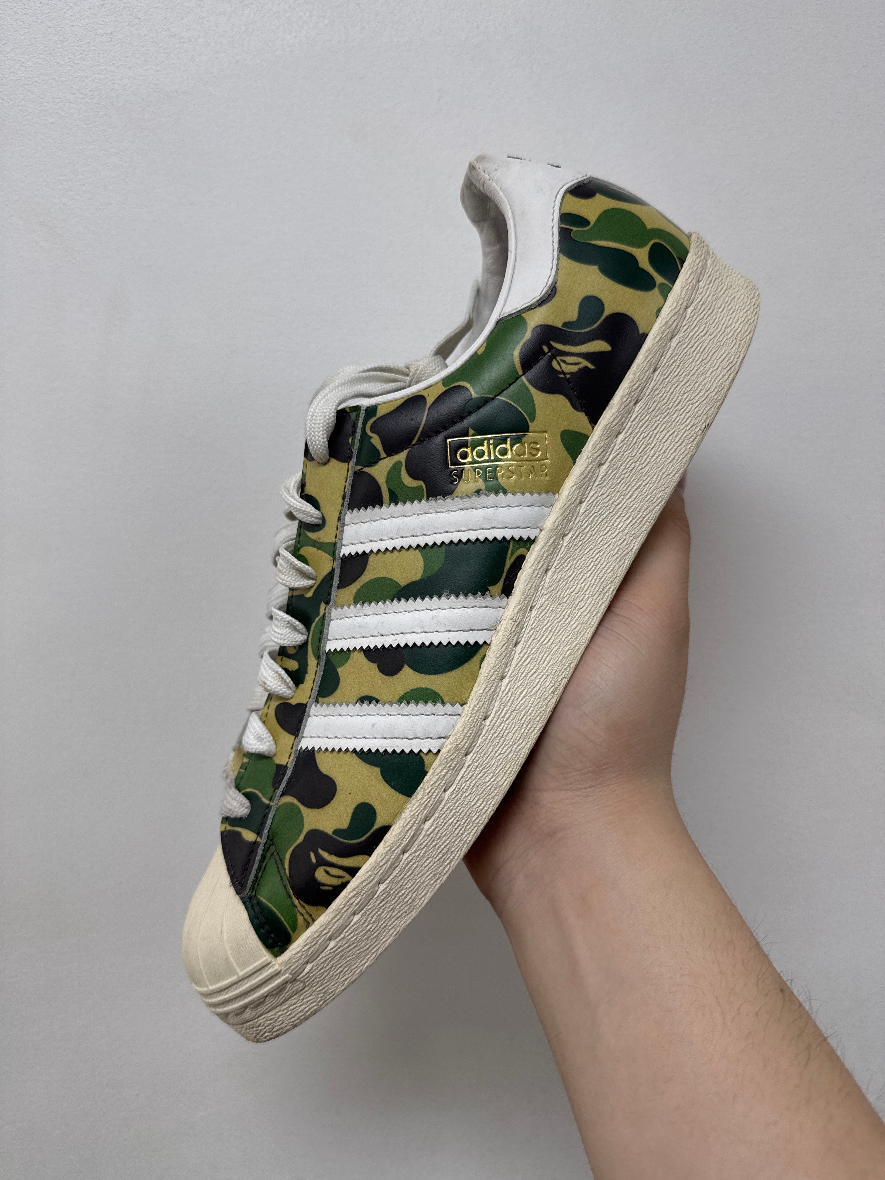 BAPE Adidas Camo Superstar Sneakers