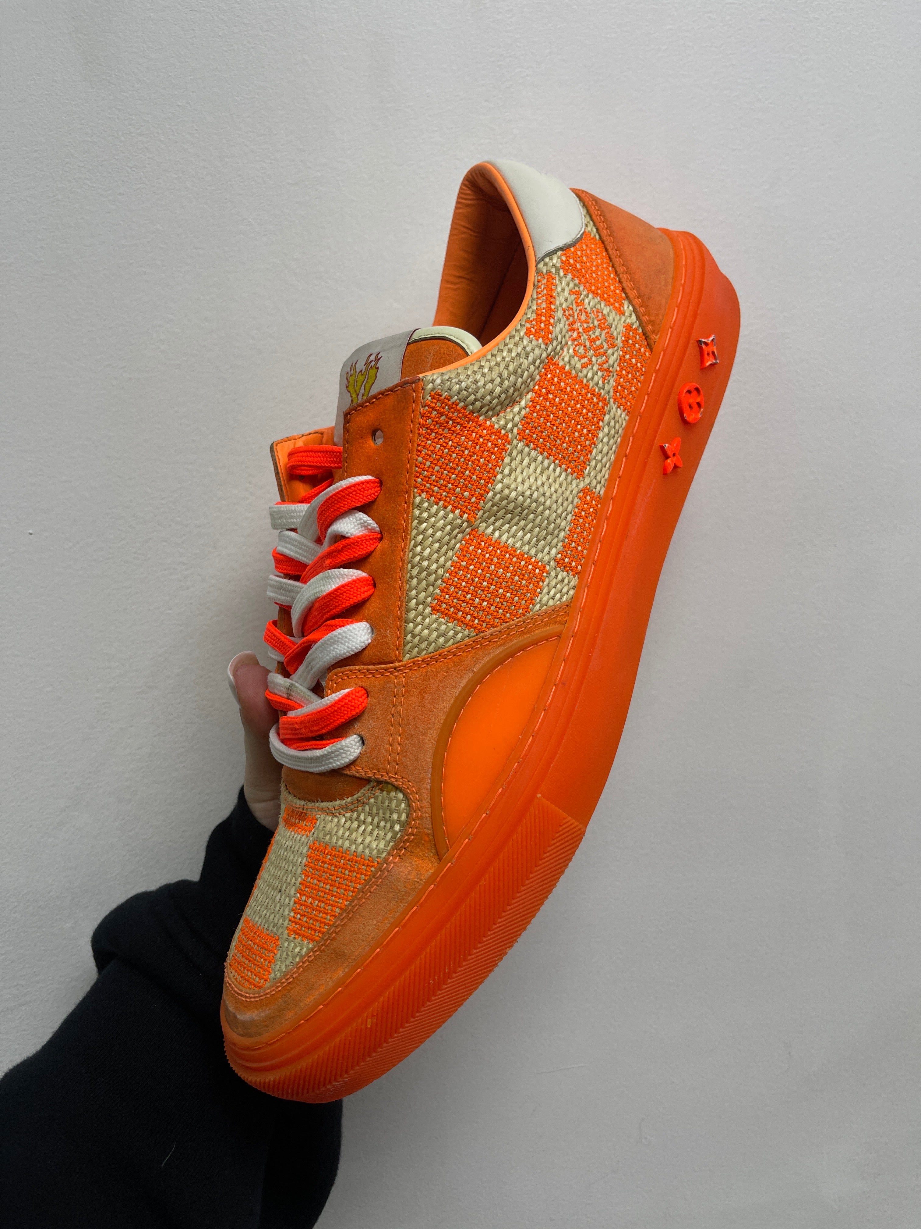 Louis Vuitton Orange Ollie Sneakers
