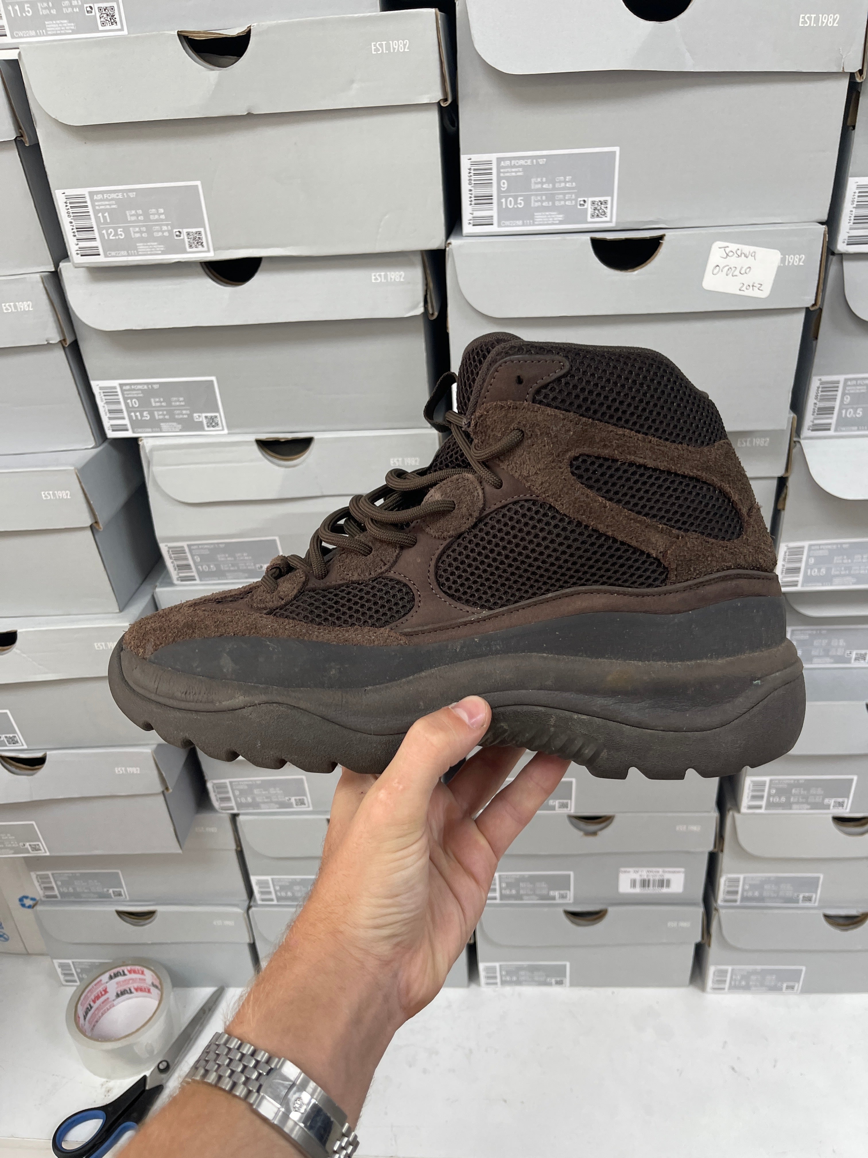YZY Oil Desert Boots