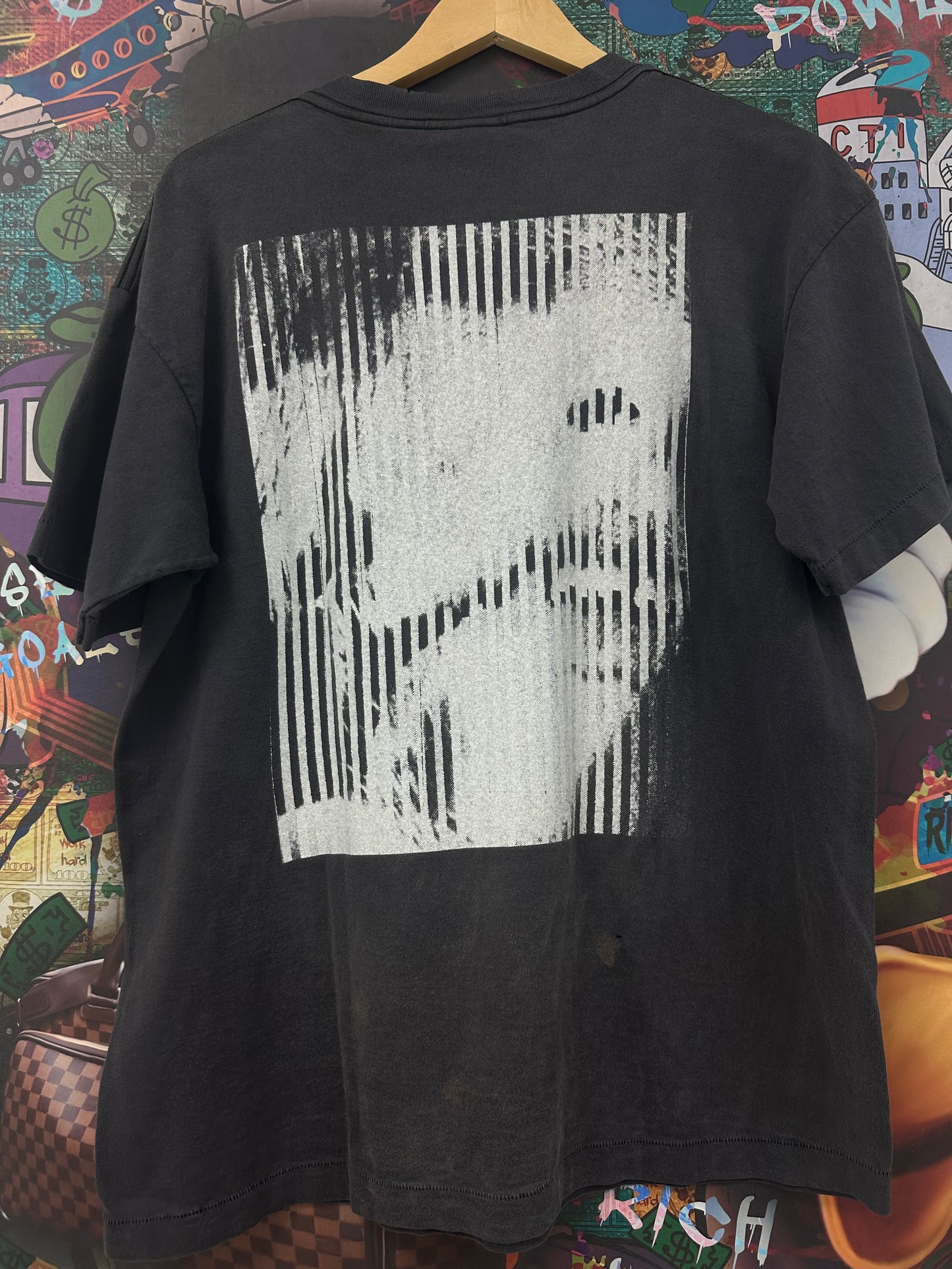 Saint Mx6 Tee Grey Red Green Jesus New Medium With Tags
