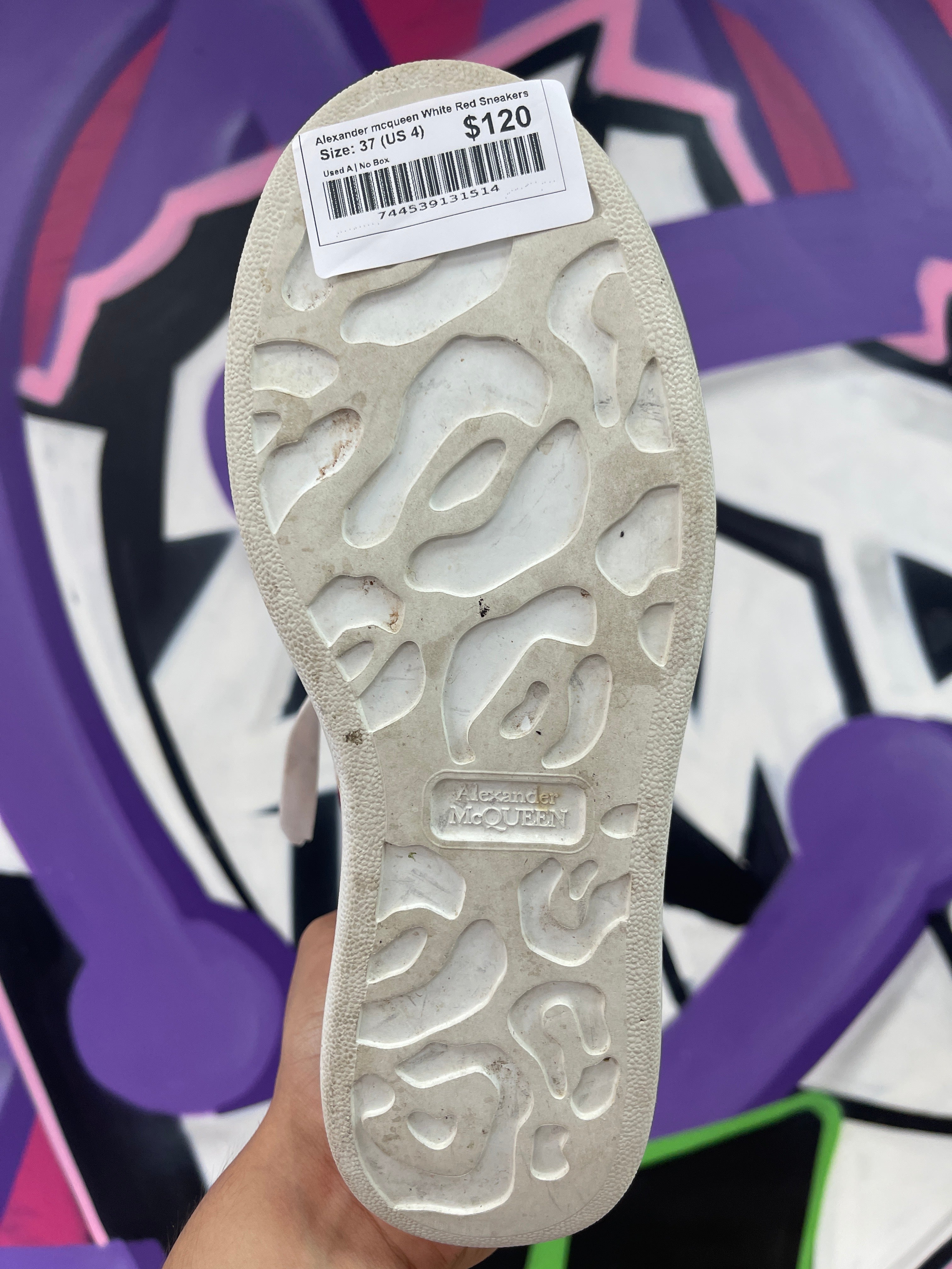 Alexander mcqueen White Red Sneakers