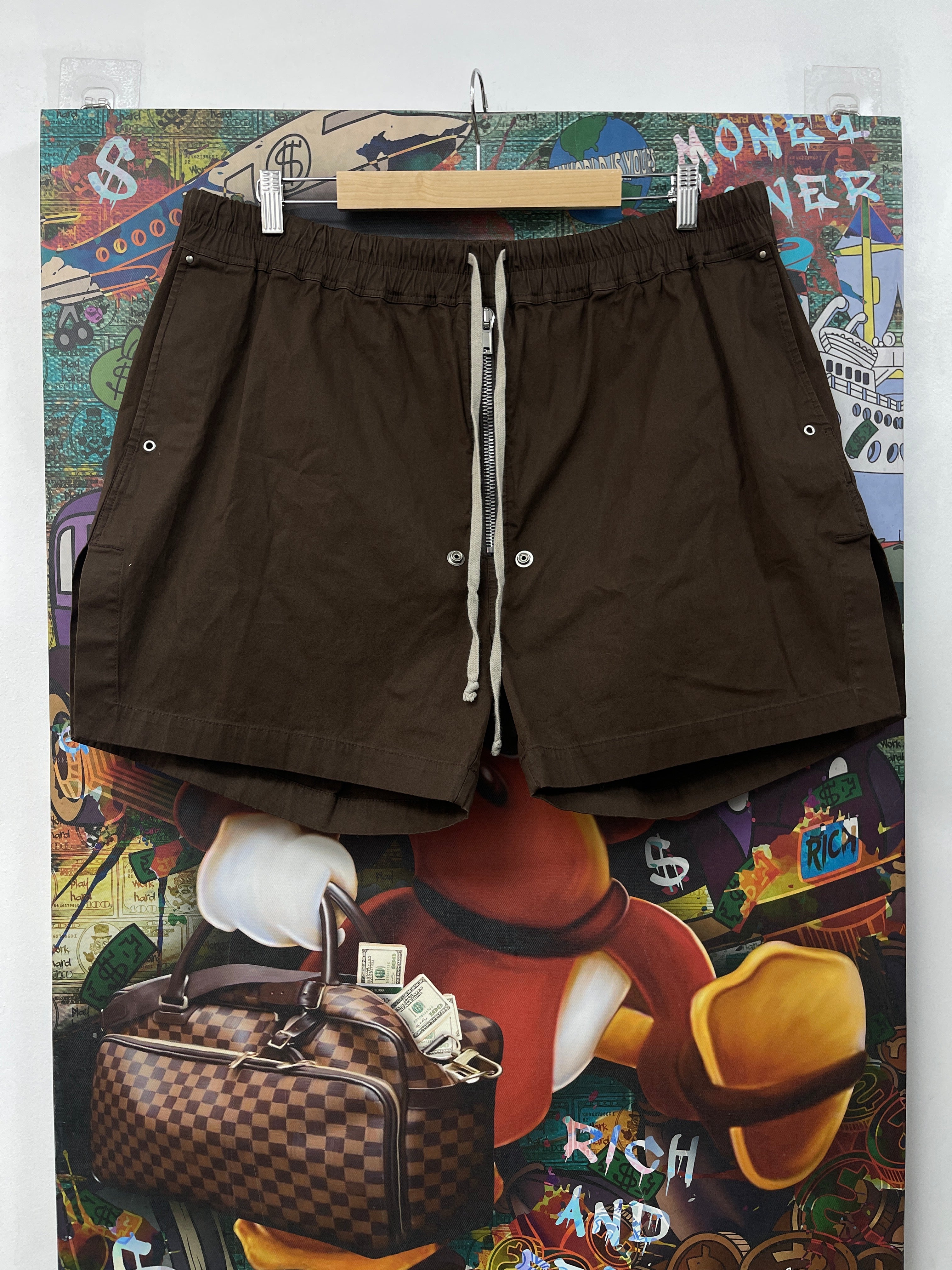 Rick Owens Brown Bela Boxer Shorts