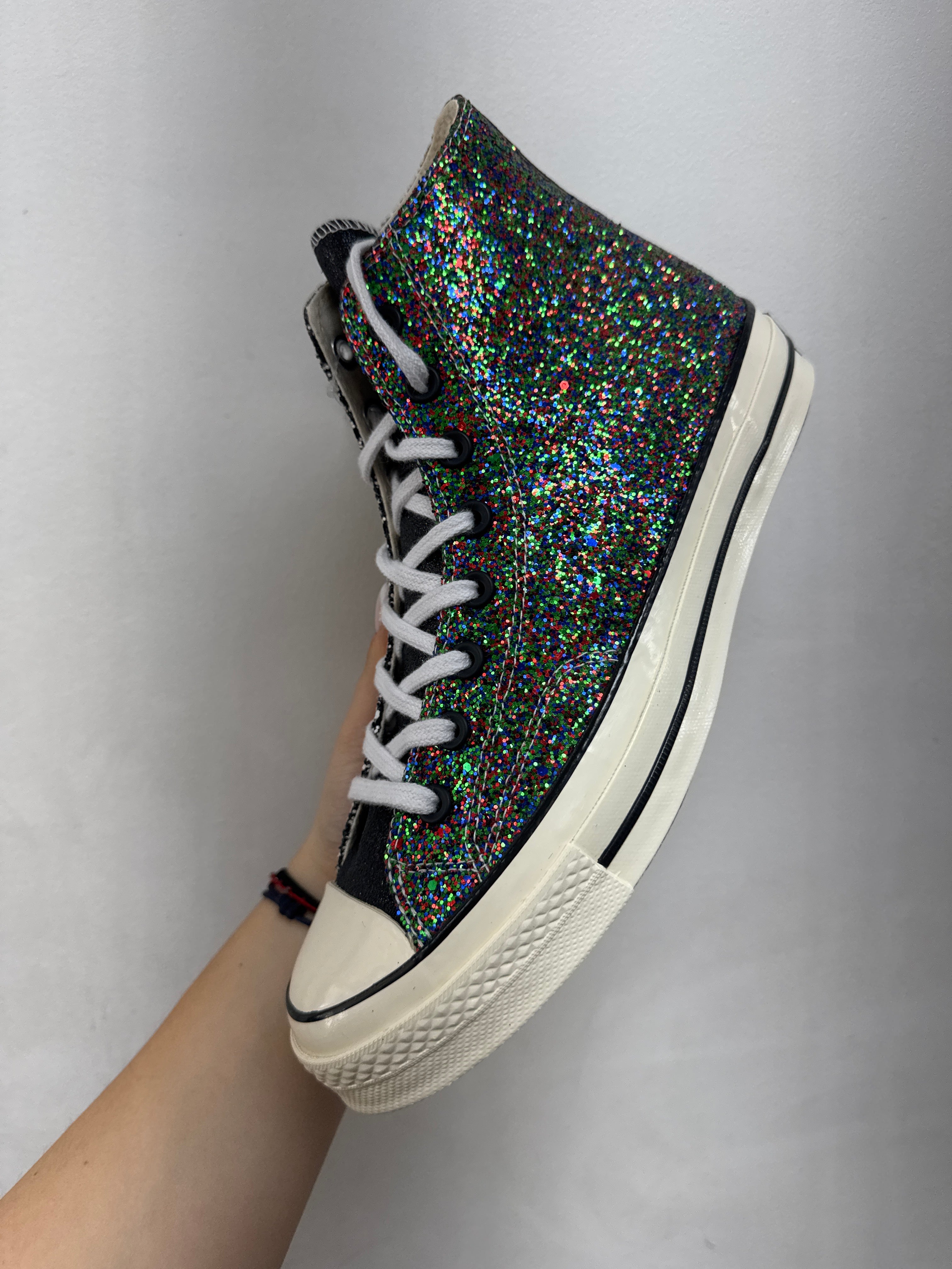 Converse JW Anderson Glitter Multi Color Sneakers