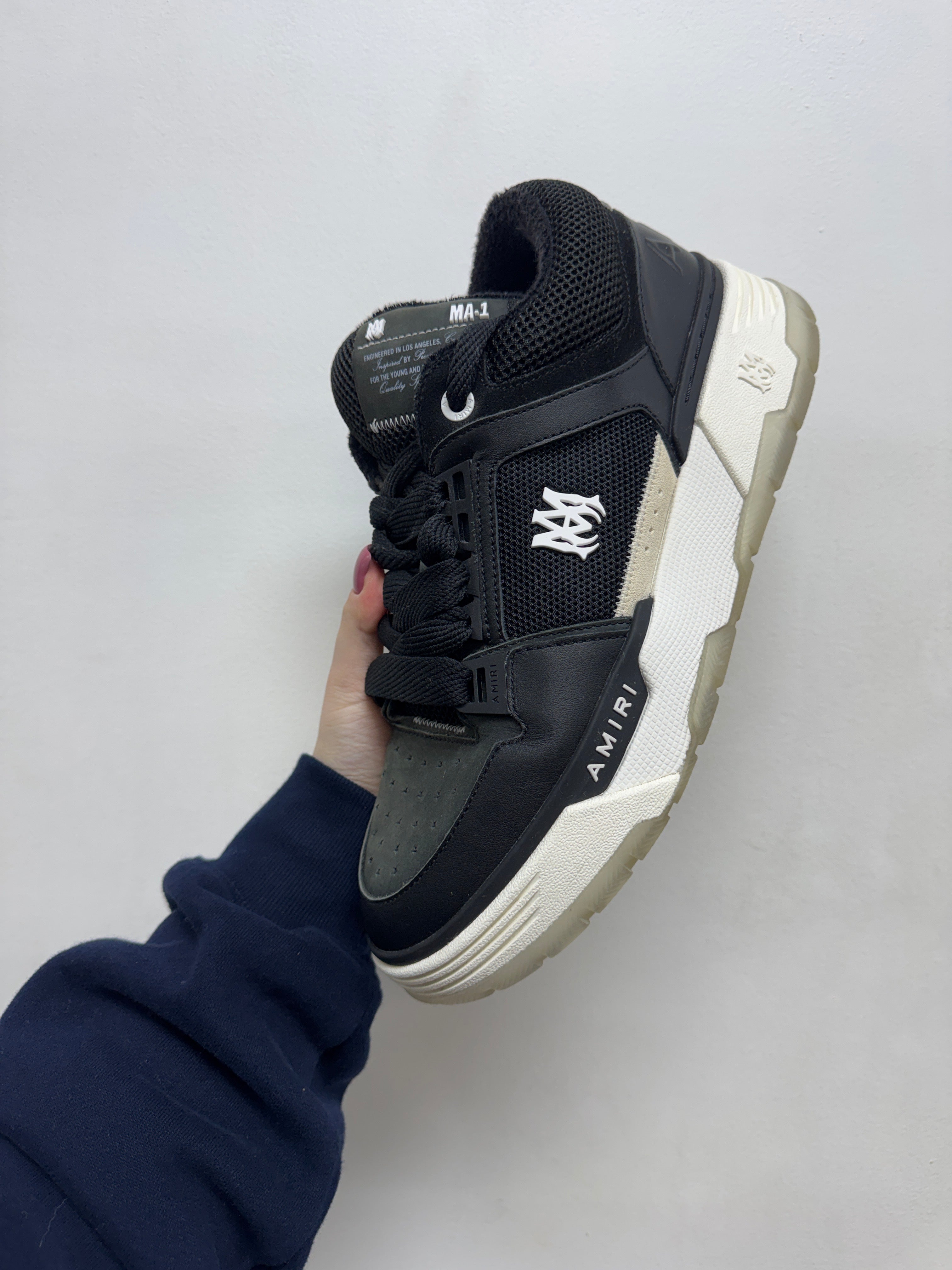 Amiri Black White MA1 Sneakers