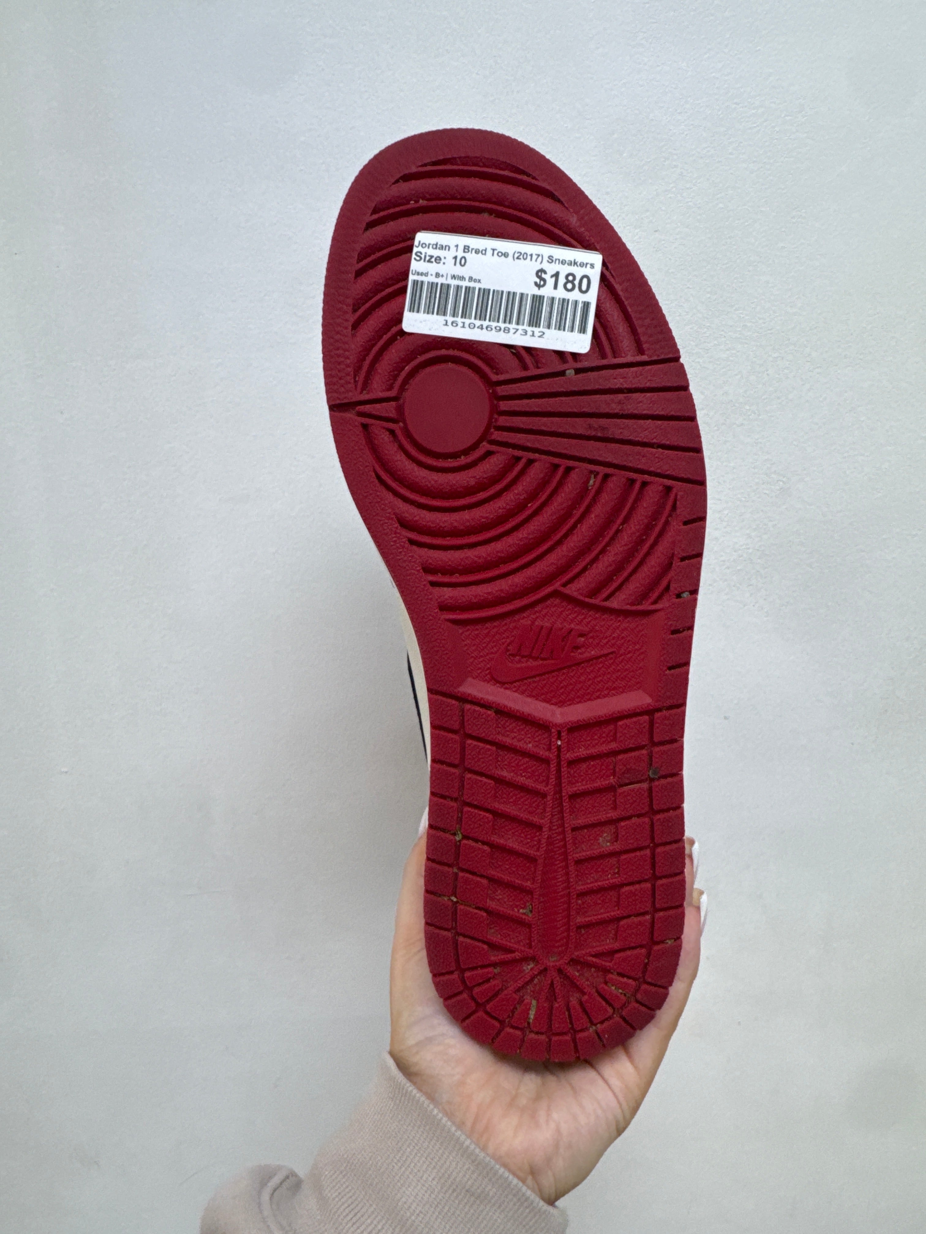 Jordan 1 Bred Toe (2017) Sneakers
